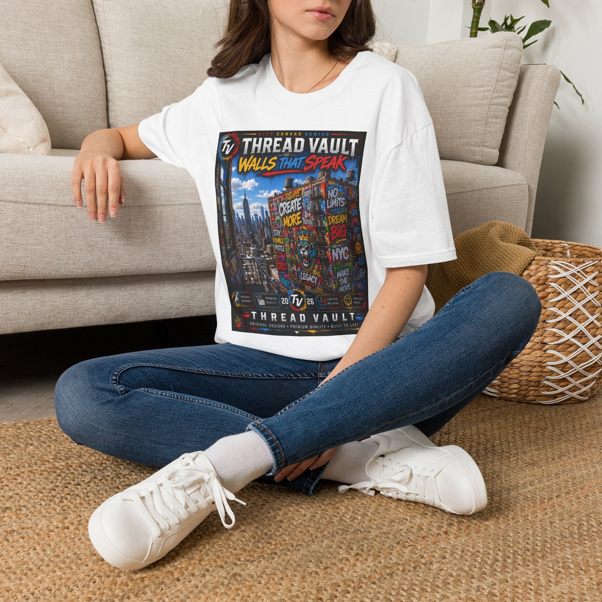 Walls That Speak | City Canvas Series | CVC-010 | Premium Graphic Tee