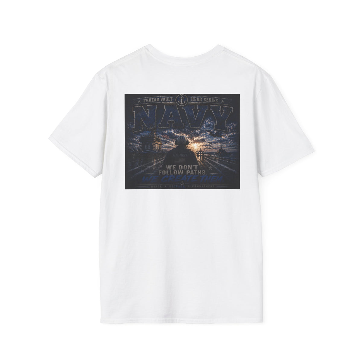NAVY / HERO SERIES / TVH-005 / PREMIUM GRAPHIC TEE