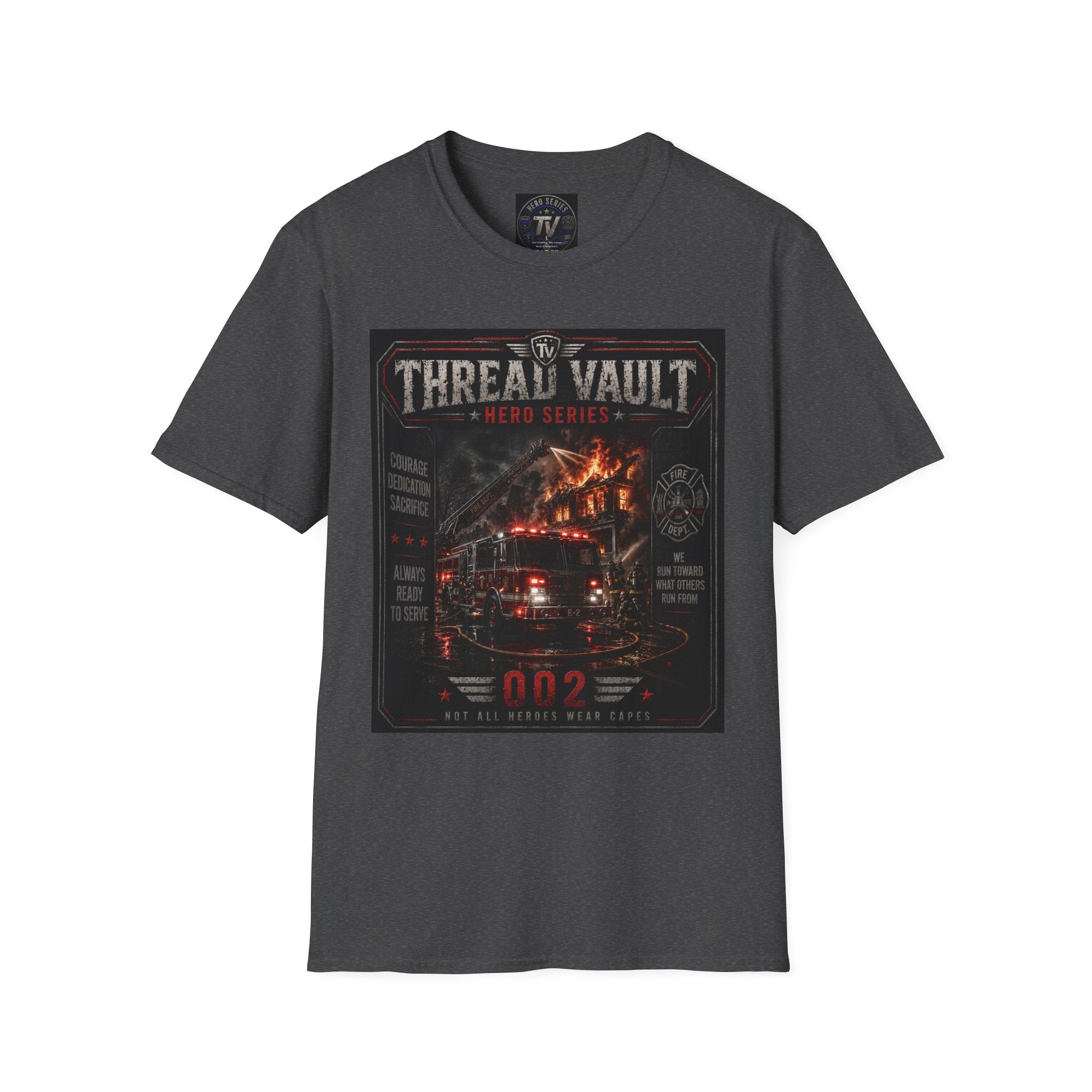 Into the Flames | Hero Series | TVHR-002 | Premium Graphic Tee