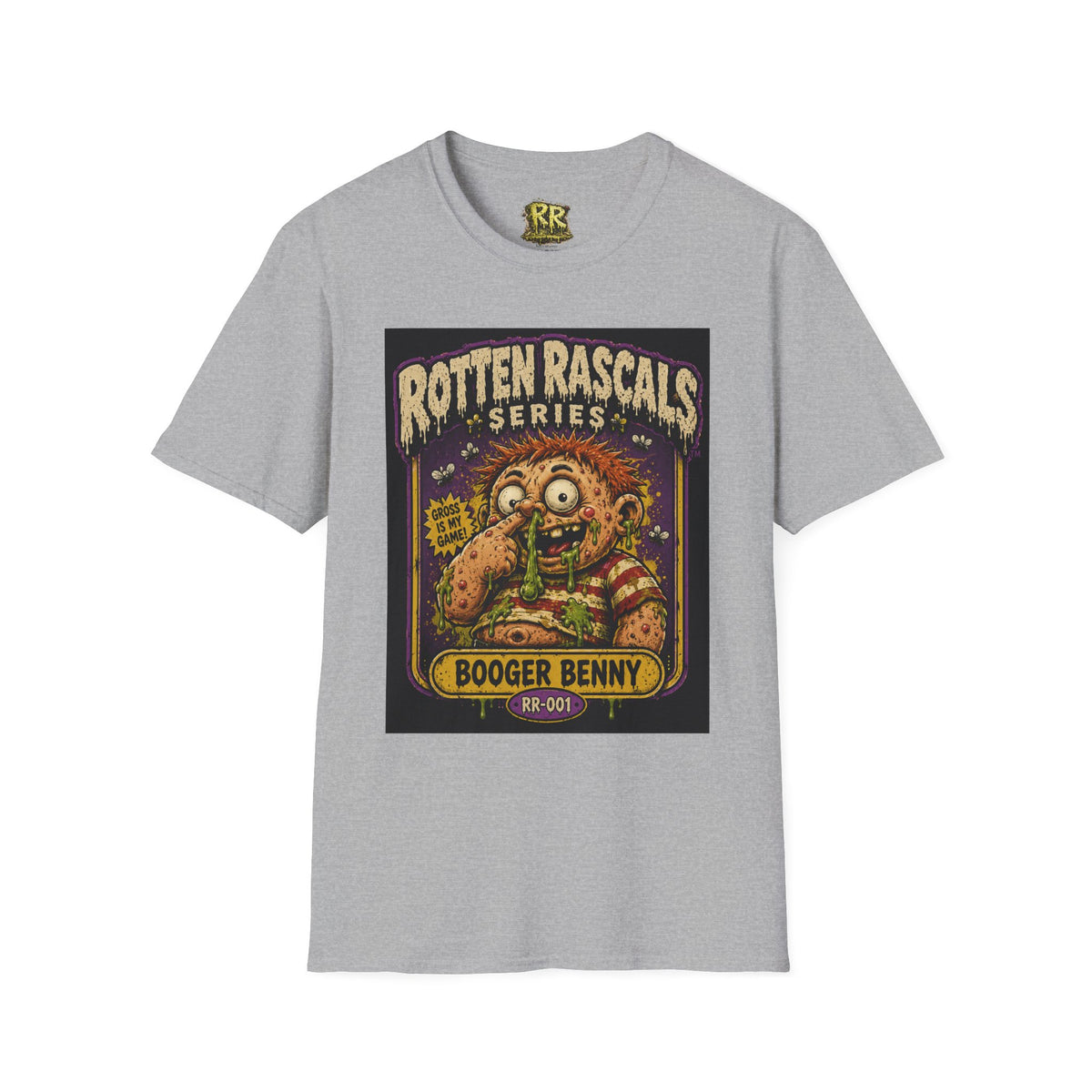 Booger Benny | Rotten Rascals Series | RR-001 | Premium Graphic Tee