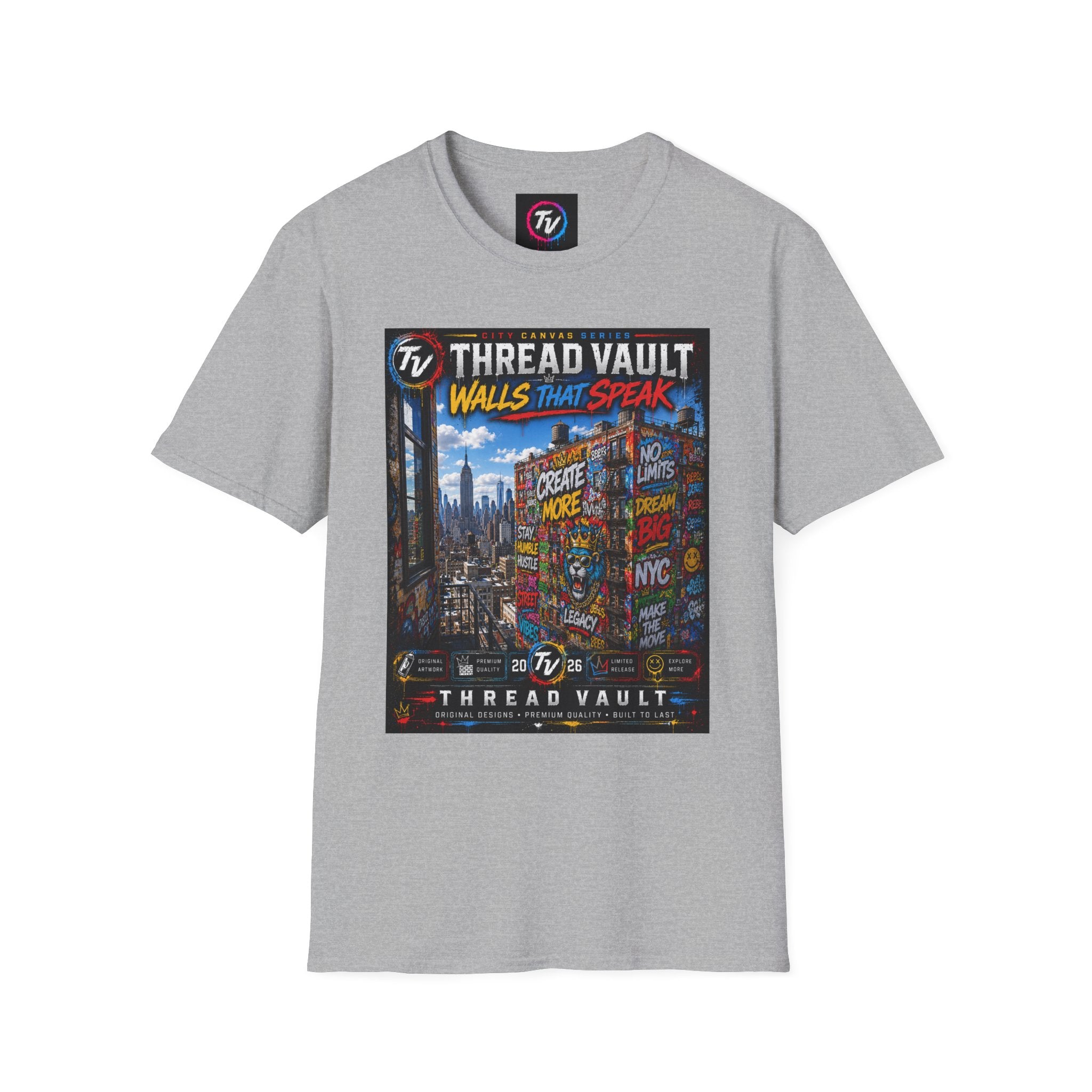Walls That Speak | City Canvas Series | CVC-010 | Premium Graphic Tee