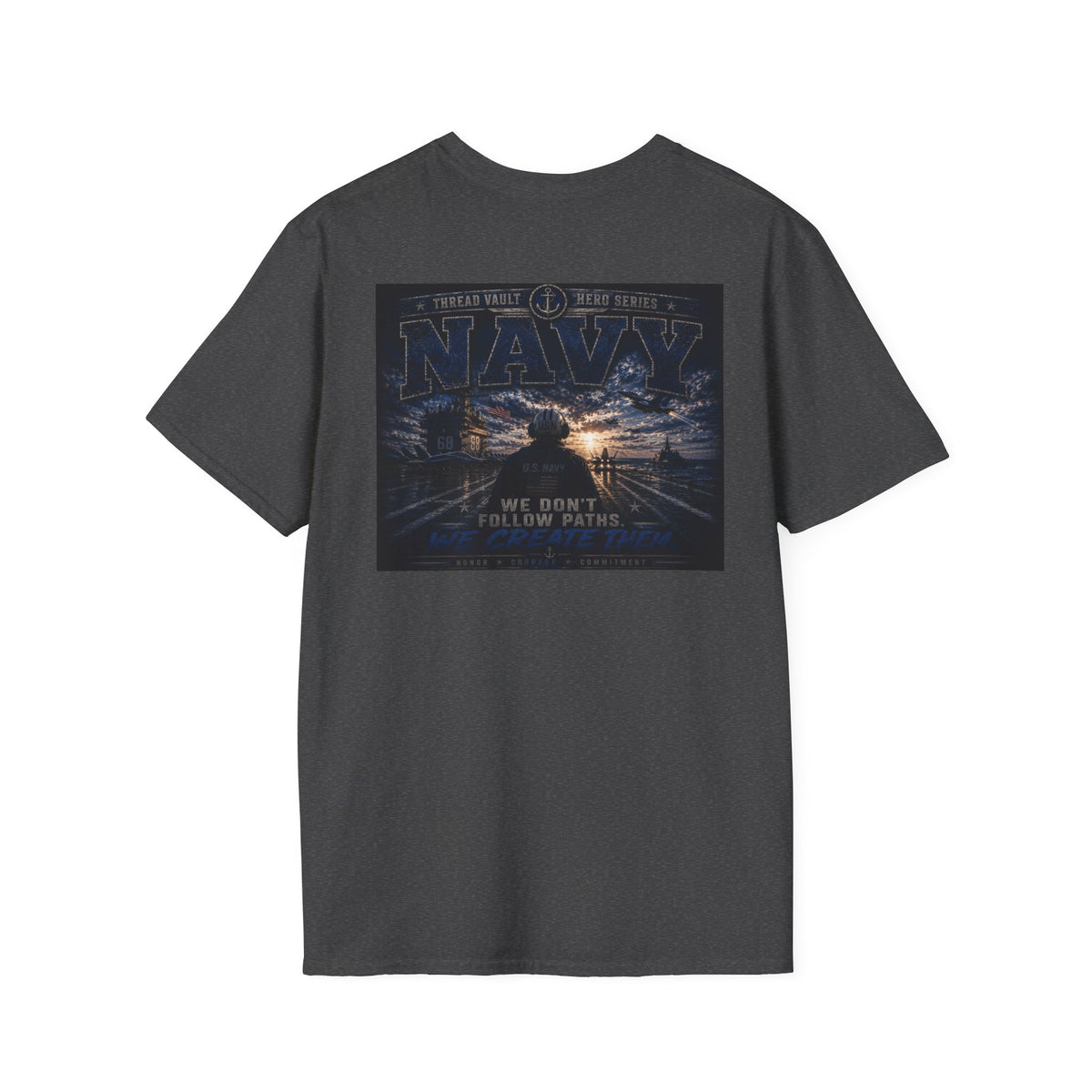 NAVY / HERO SERIES / TVH-005 / PREMIUM GRAPHIC TEE