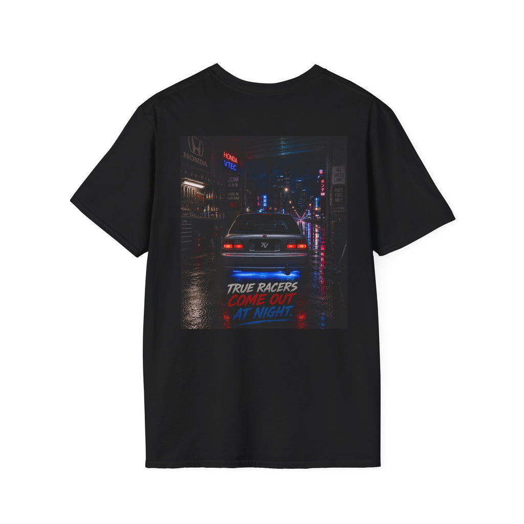 True Racers Come Out at Night | Garage Series | TVG-006 | Premium Graphic Tee