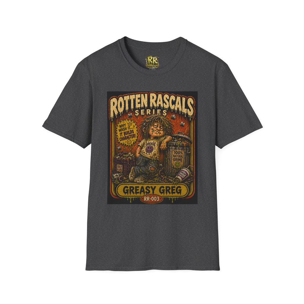 Greasy Greg | Rotten Rascals Series | RR-003 | Premium Graphic Tee