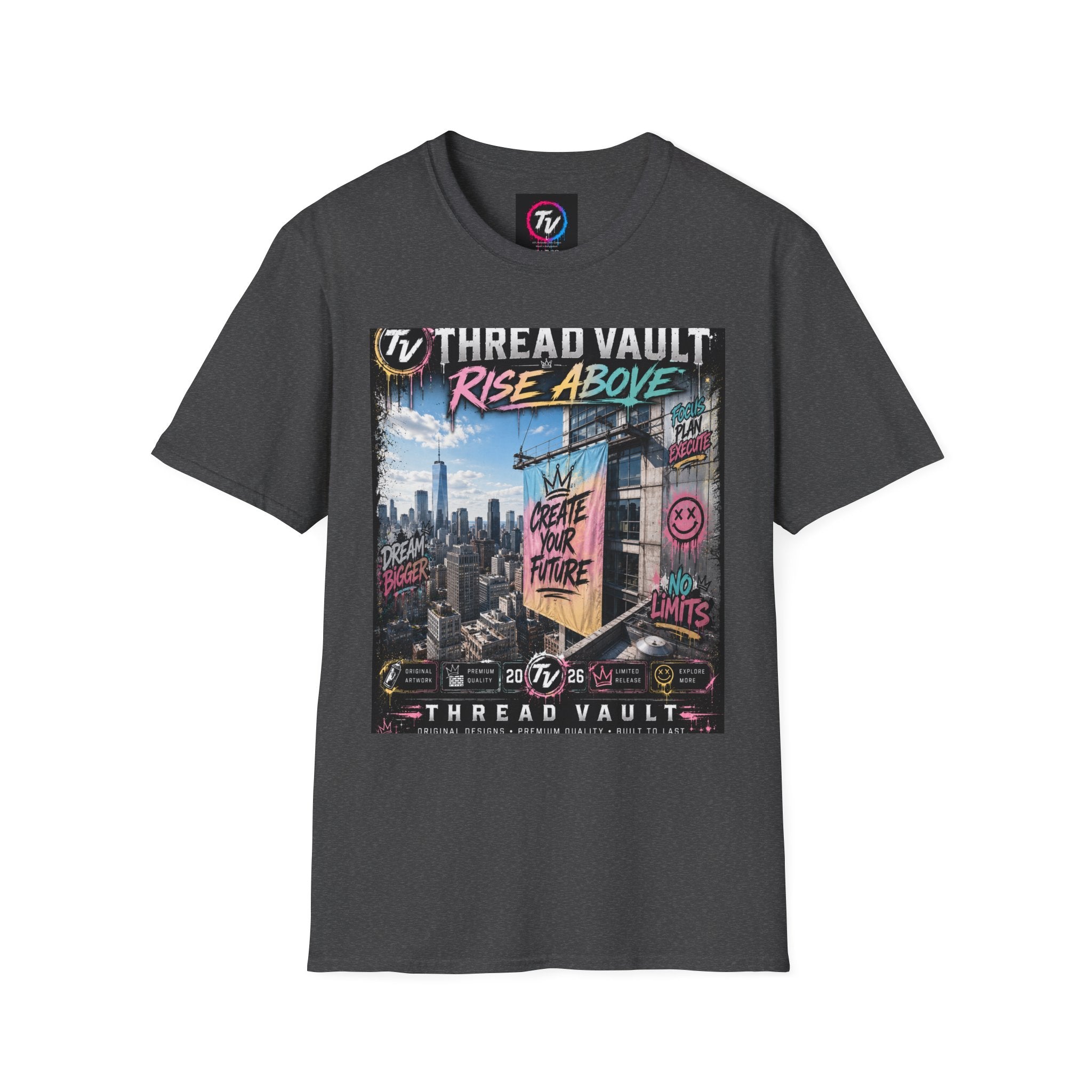 Rise Above | City Canvas Series | CVC-008 | Premium Graphic Tee
