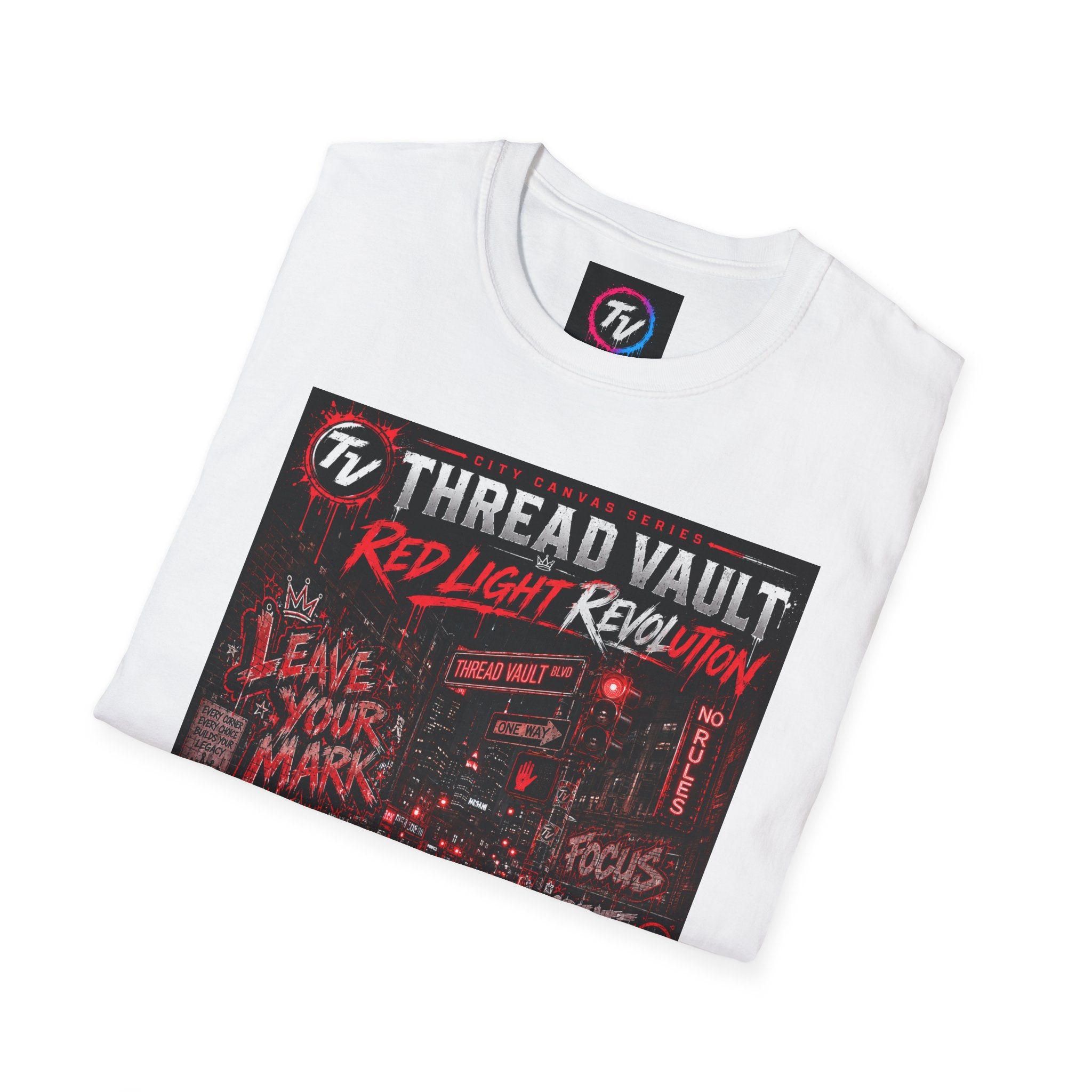 Red Light Revolution | City Canvas Series | CVC-007 | Premium Graphic Tee