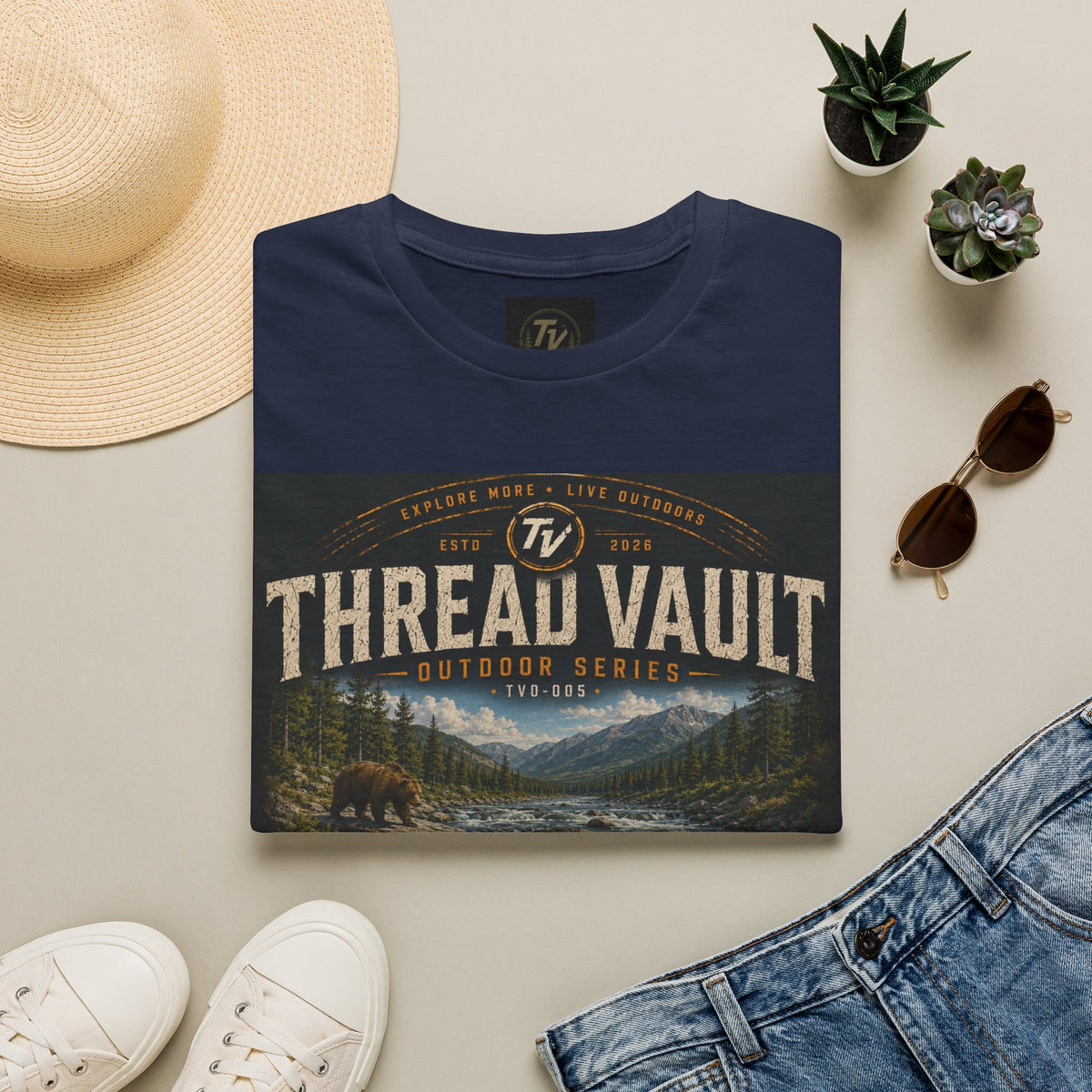River Rapids | Outdoor Series | TVO-005 | Premium Graphic Tee