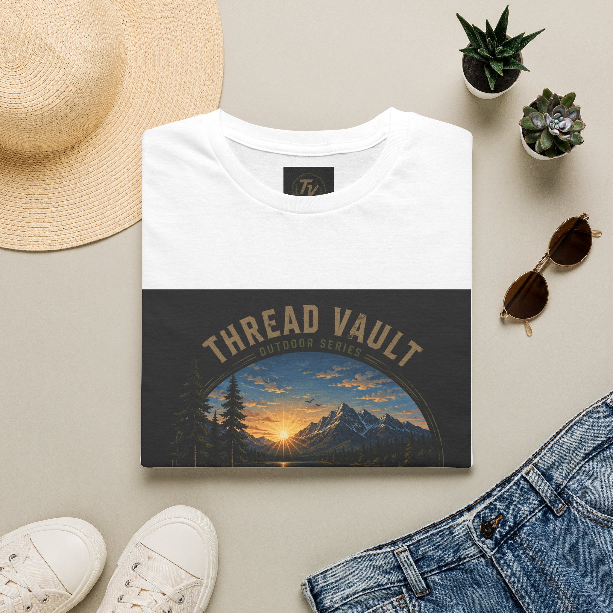 Happy Place | Outdoor Series | TVO-002 | Premium Graphic Tee