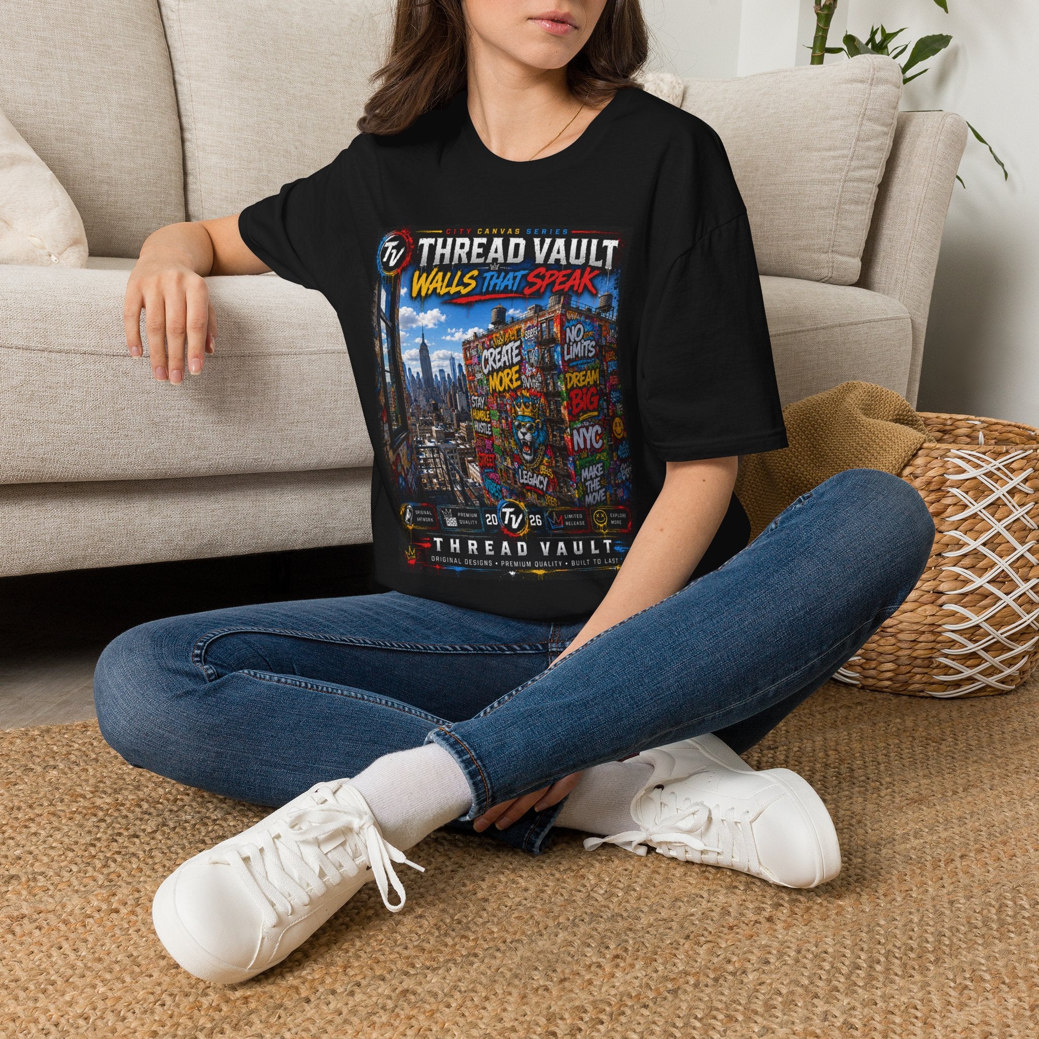 Walls That Speak | City Canvas Series | CVC-010 | Premium Graphic Tee