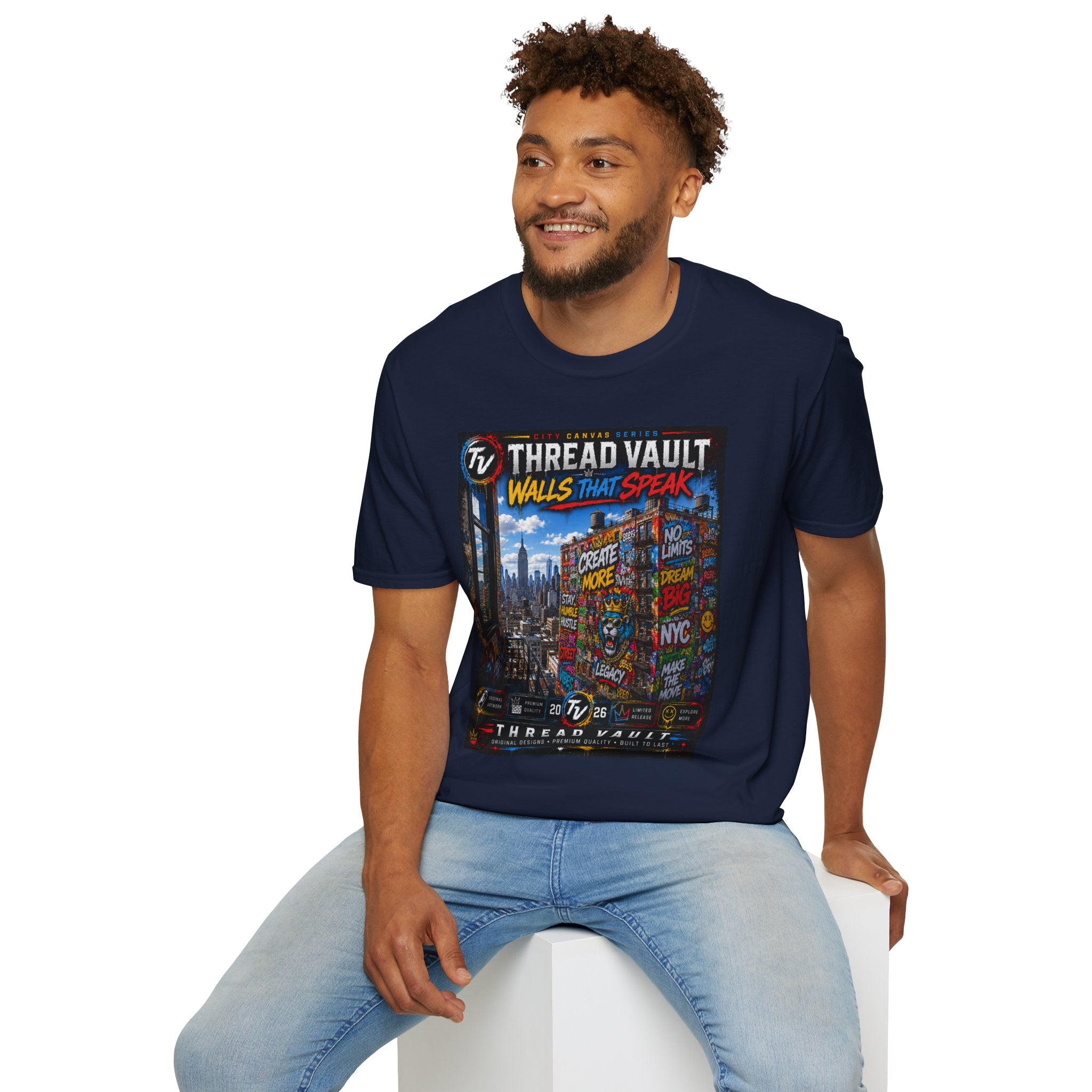 Walls That Speak | City Canvas Series | CVC-010 | Premium Graphic Tee