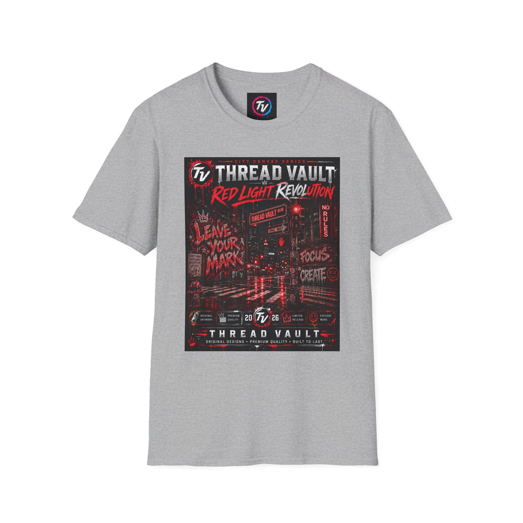Red Light Revolution | City Canvas Series | CVC-007 | Premium Graphic Tee