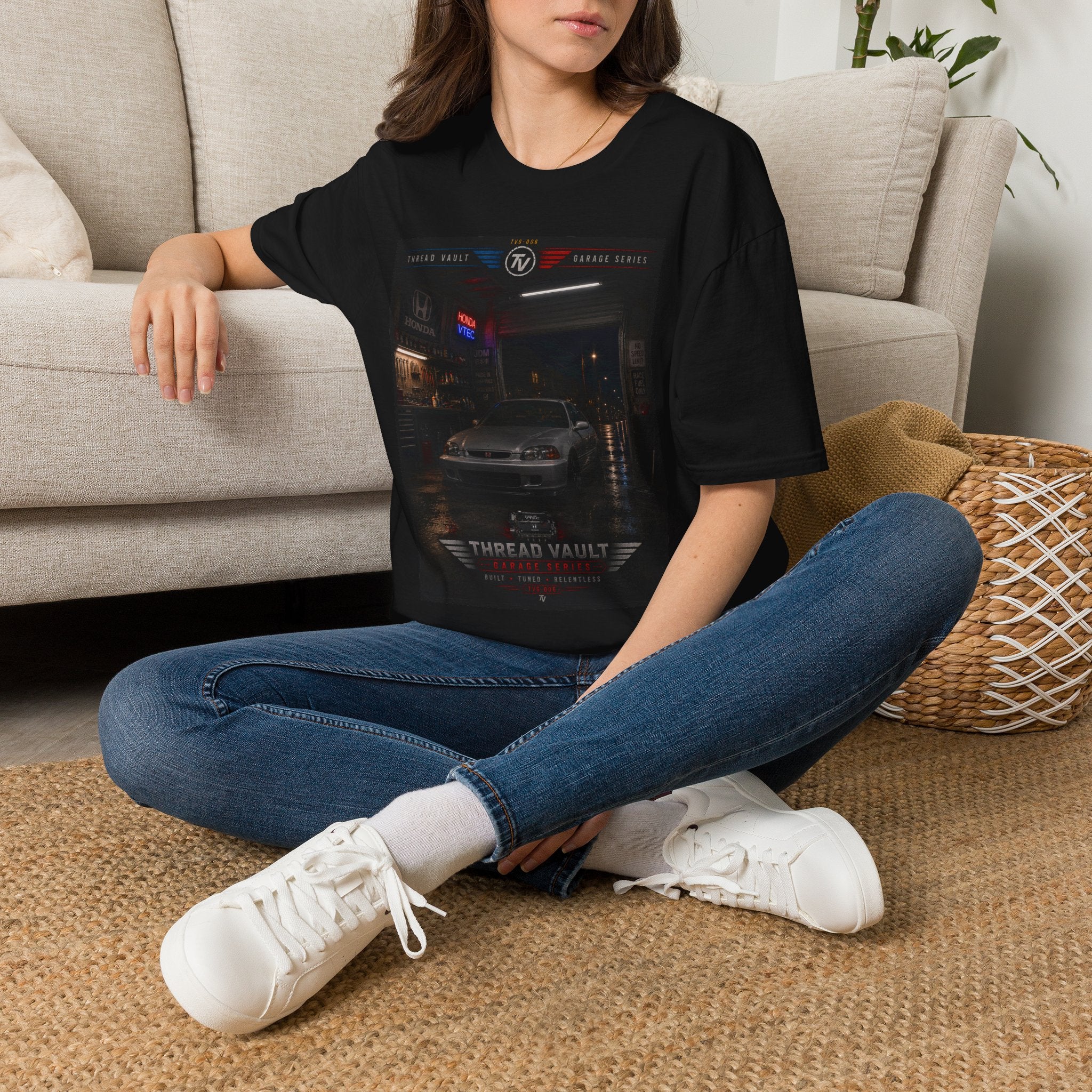 True Racers Come Out at Night | Garage Series | TVG-006 | Premium Graphic Tee