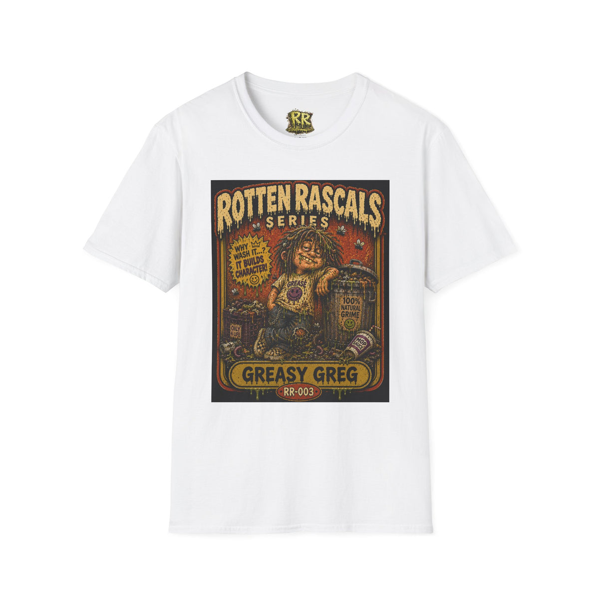 Greasy Greg | Rotten Rascals Series | RR-003 | Premium Graphic Tee