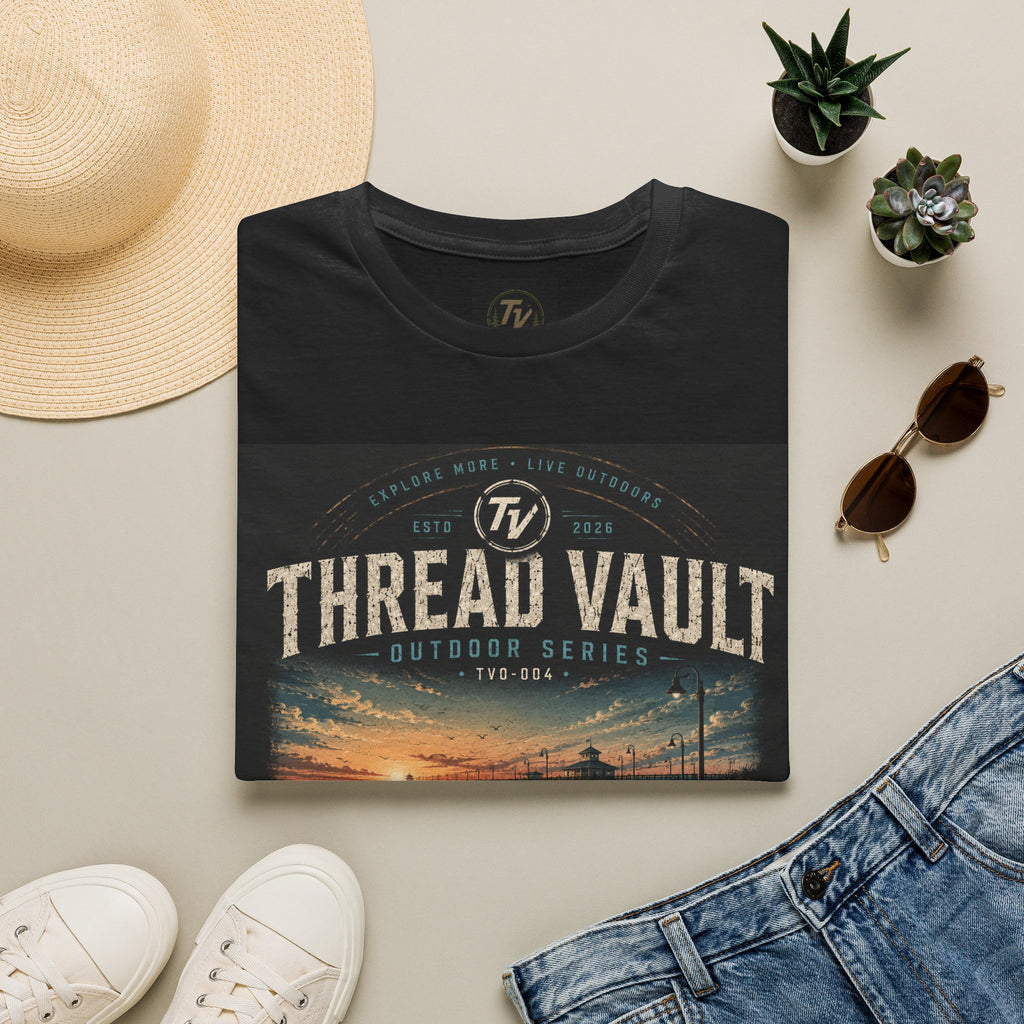 Boardwalk Sunset | Outdoor Series | TVO-004 | Premium Graphic Tee