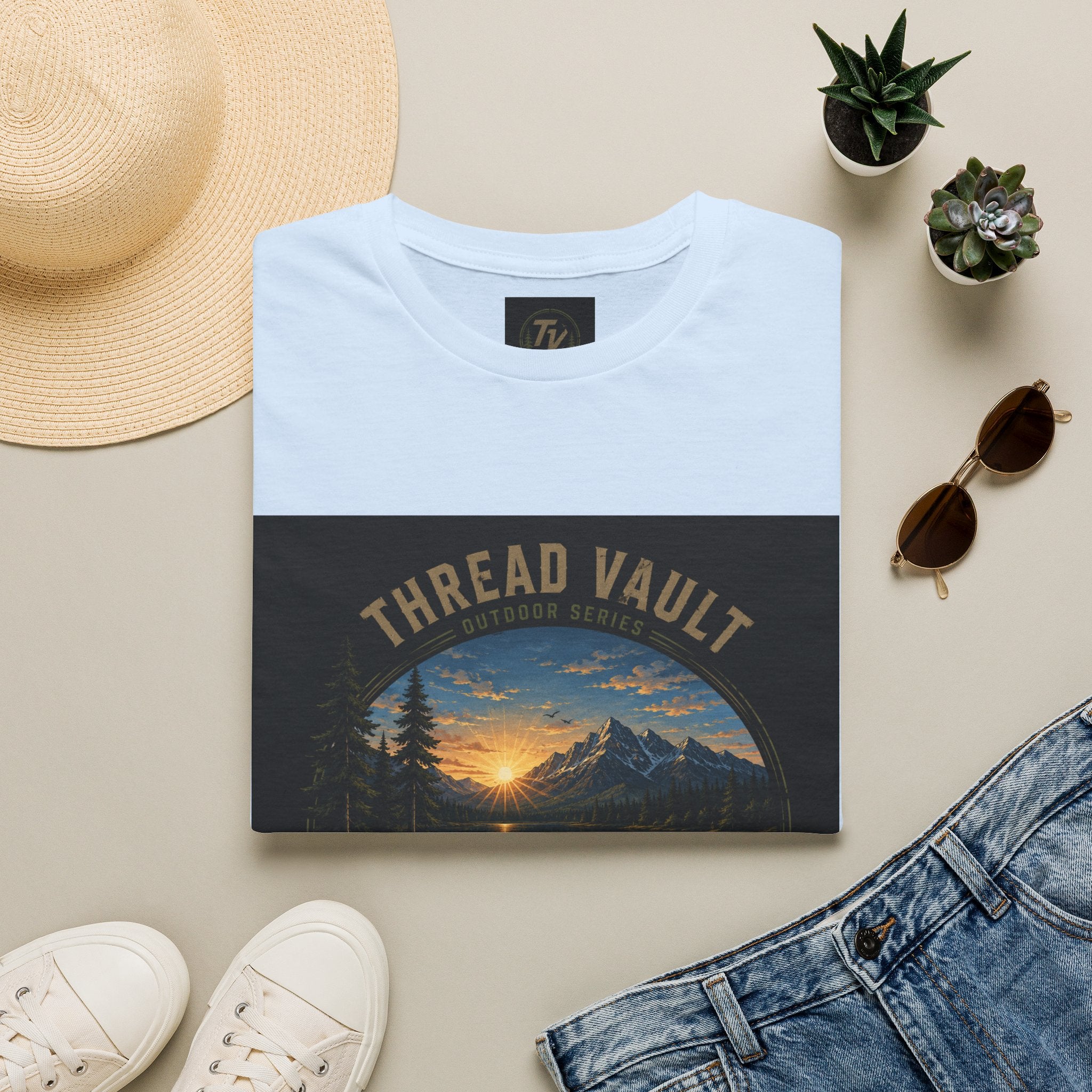 Happy Place | Outdoor Series | TVO-002 | Premium Graphic Tee