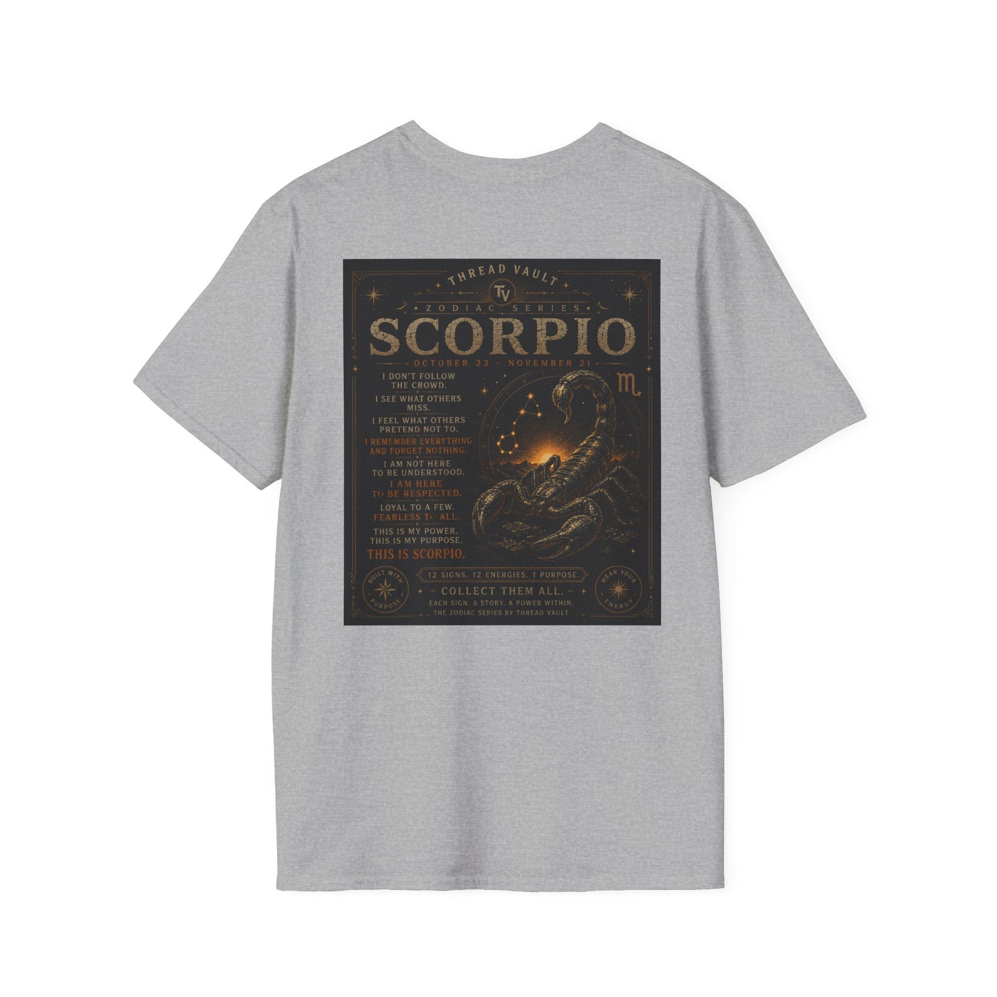 Scorpio | Zodiac Series TVZ-001 | Premium Graphic Tee