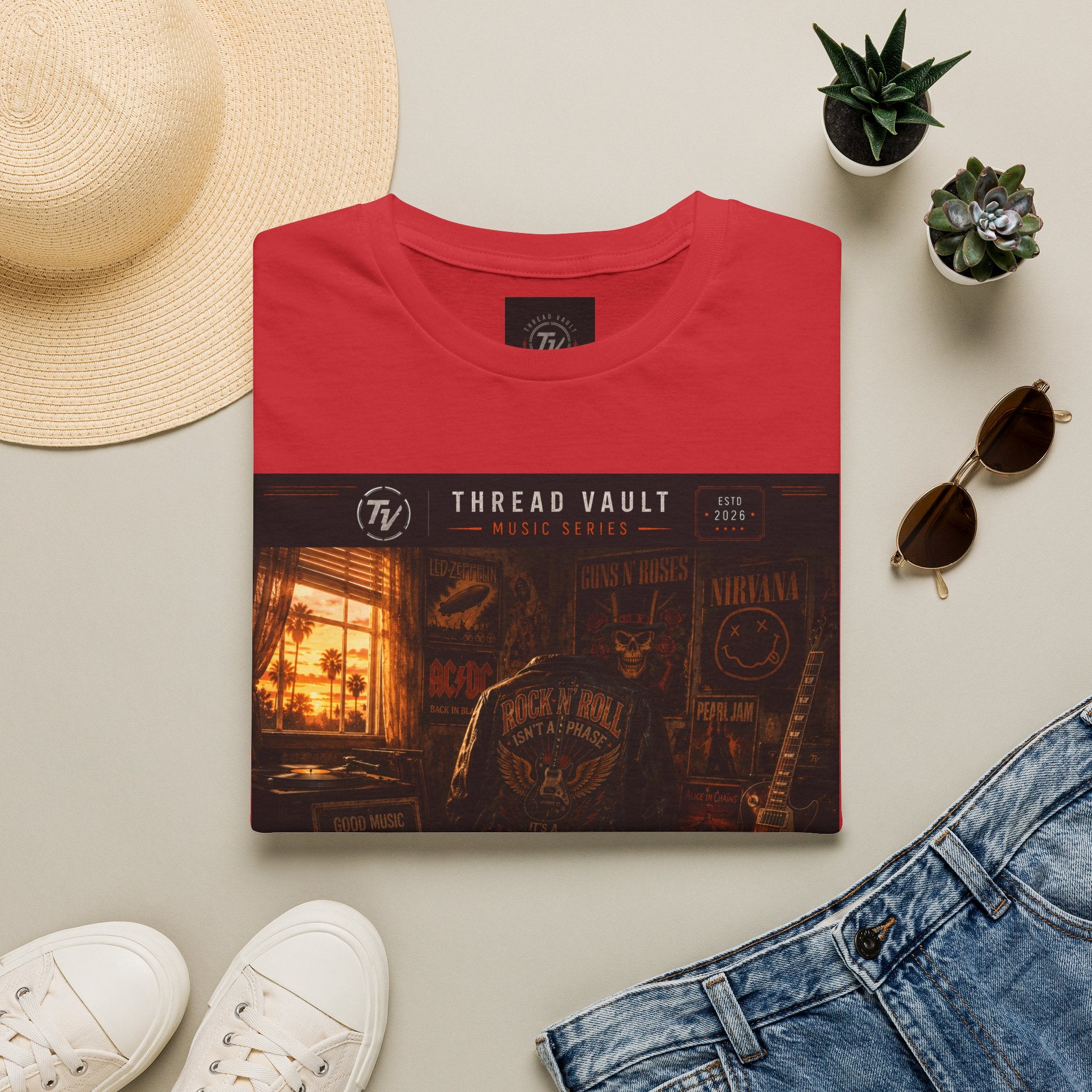 Long Live Rock & Roll | Music Series | TVM-003 | Premium Graphic Tee