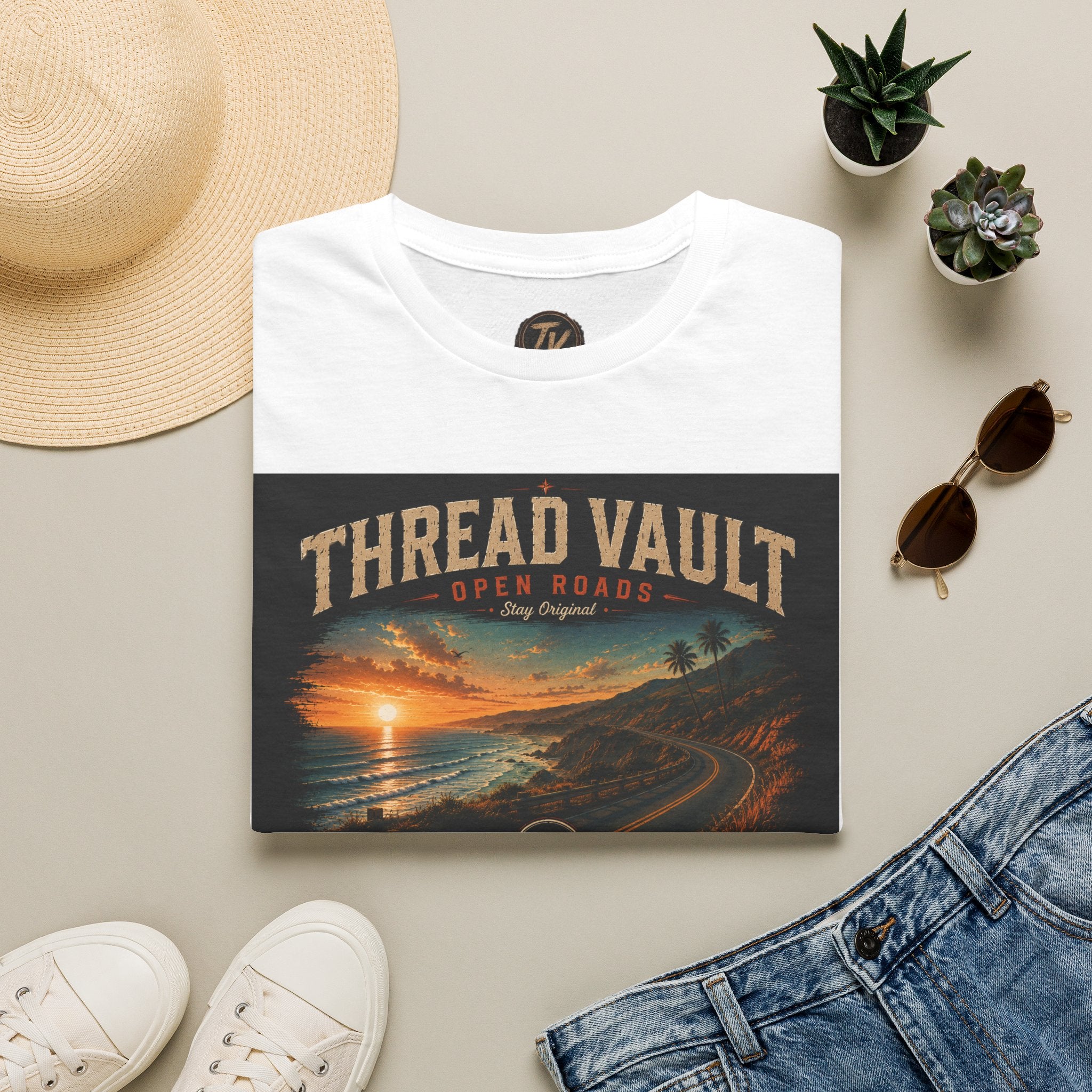Open Roads | Signature Series | TVC-004 | Premium Graphic Tee