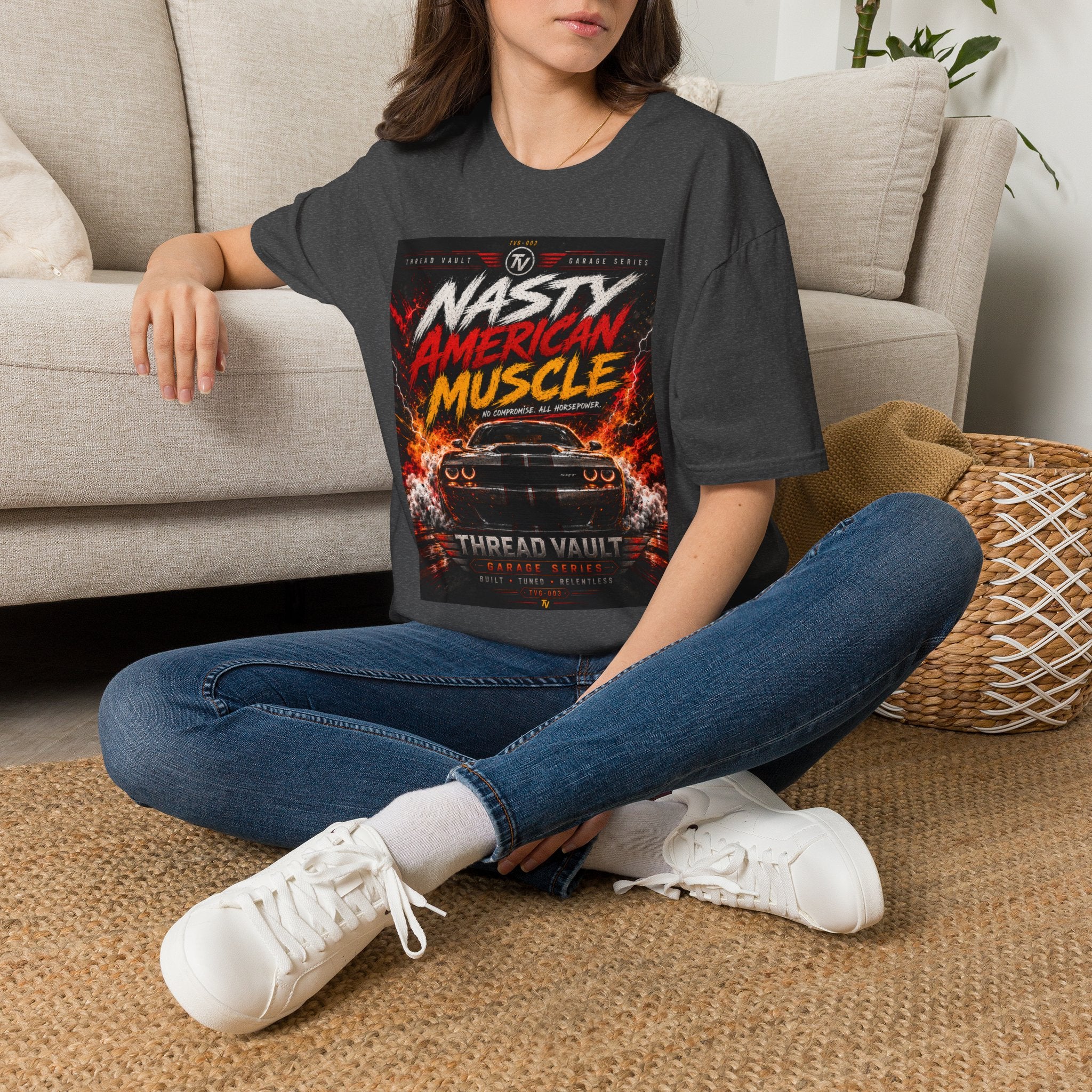Nasty American Muscle | Garage Series TVG-003 | Premium Graphic Tee