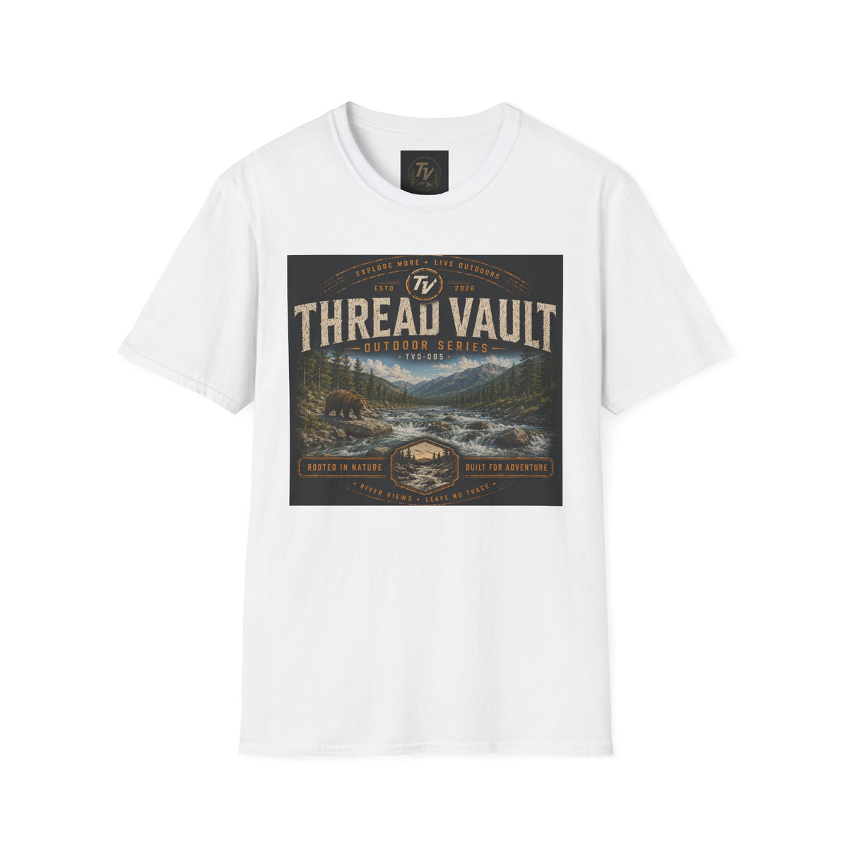 River Rapids | Outdoor Series | TVO-005 | Premium Graphic Tee