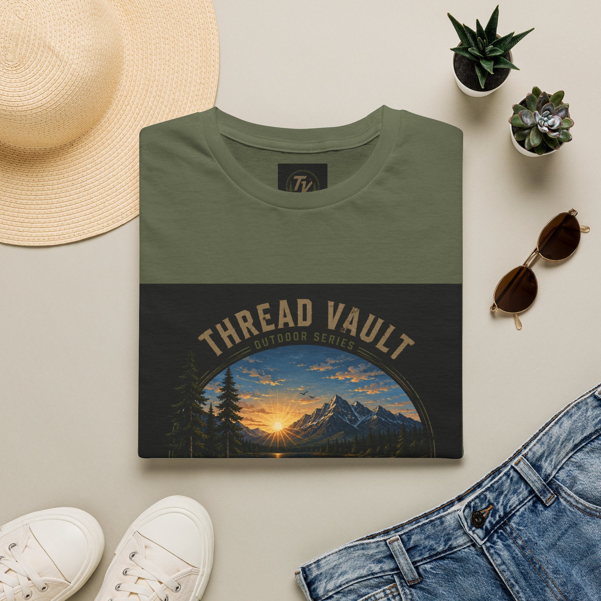 Happy Place | Outdoor Series | TVO-002 | Premium Graphic Tee