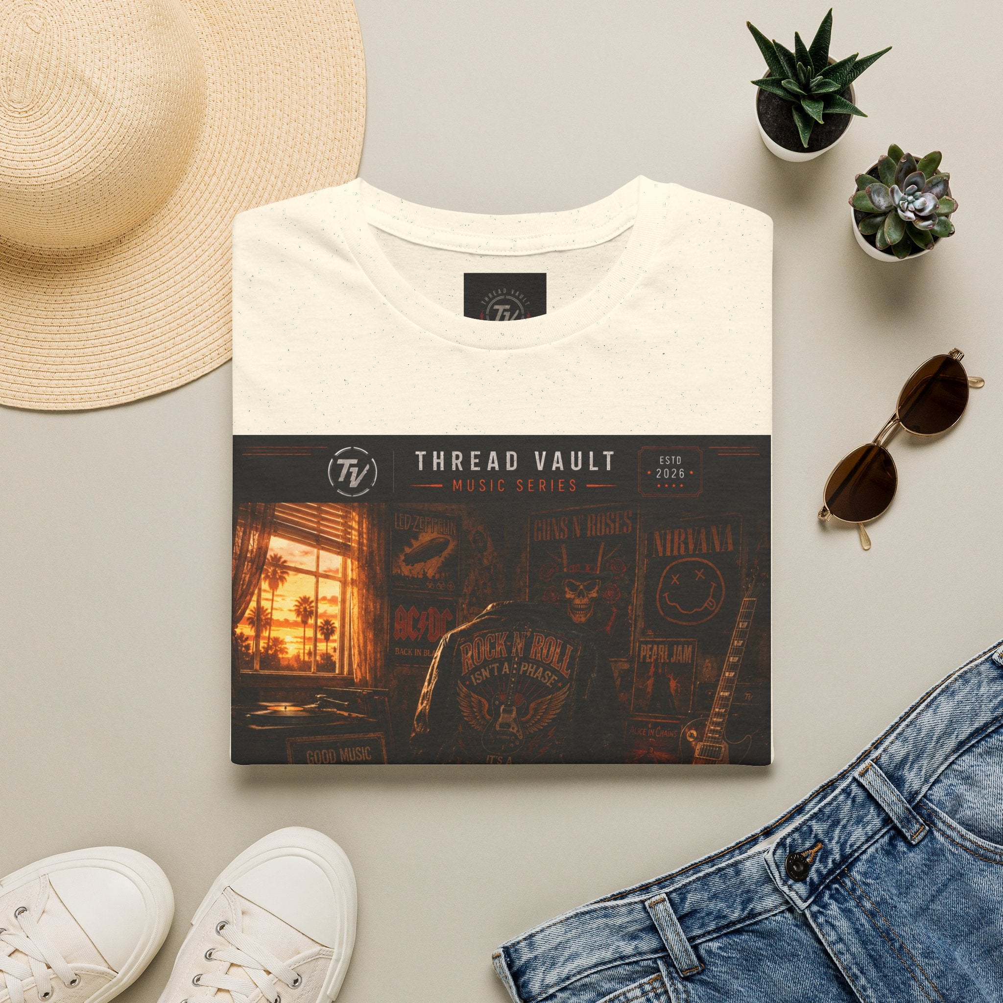 Long Live Rock & Roll | Music Series | TVM-003 | Premium Graphic Tee