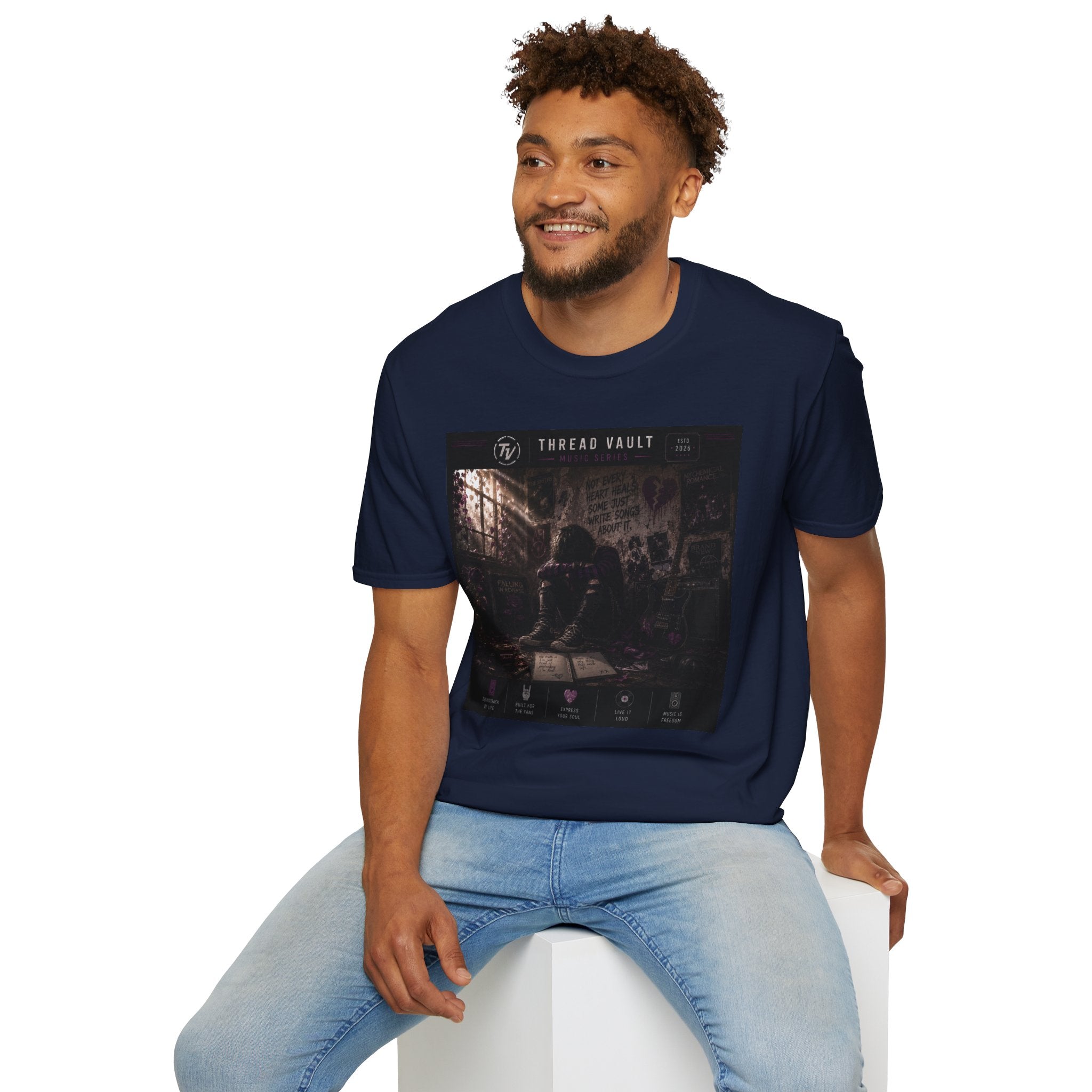 Broken Echoes | Music Series | TVM-002 | Premium Graphic Tee