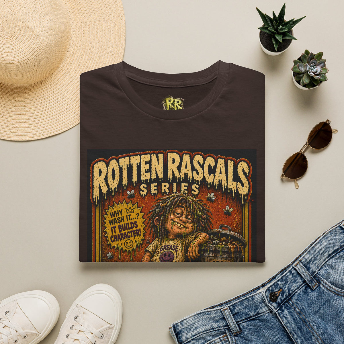 Greasy Greg | Rotten Rascals Series | RR-003 | Premium Graphic Tee