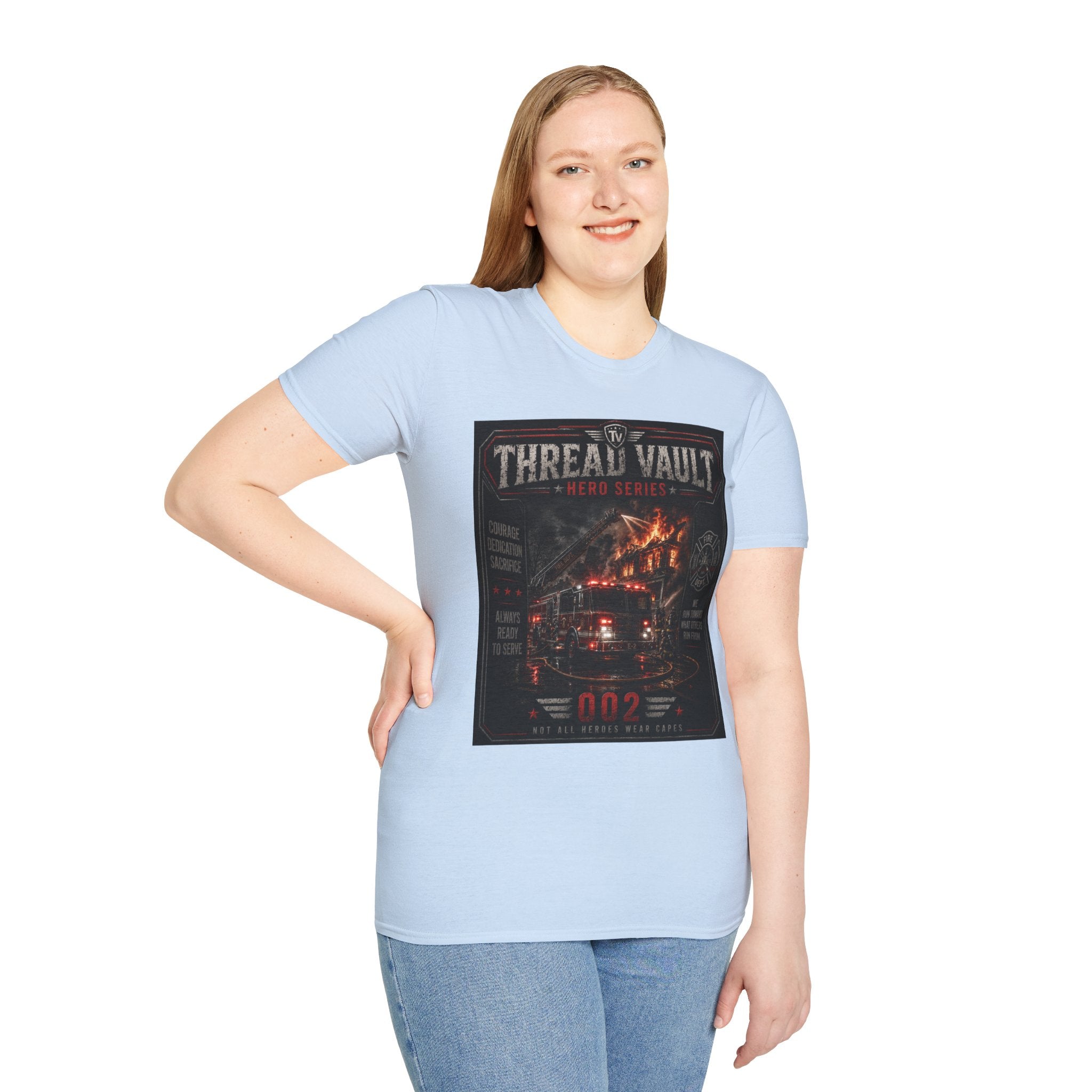 Into the Flames | Hero Series | TVHR-002 | Premium Graphic Tee
