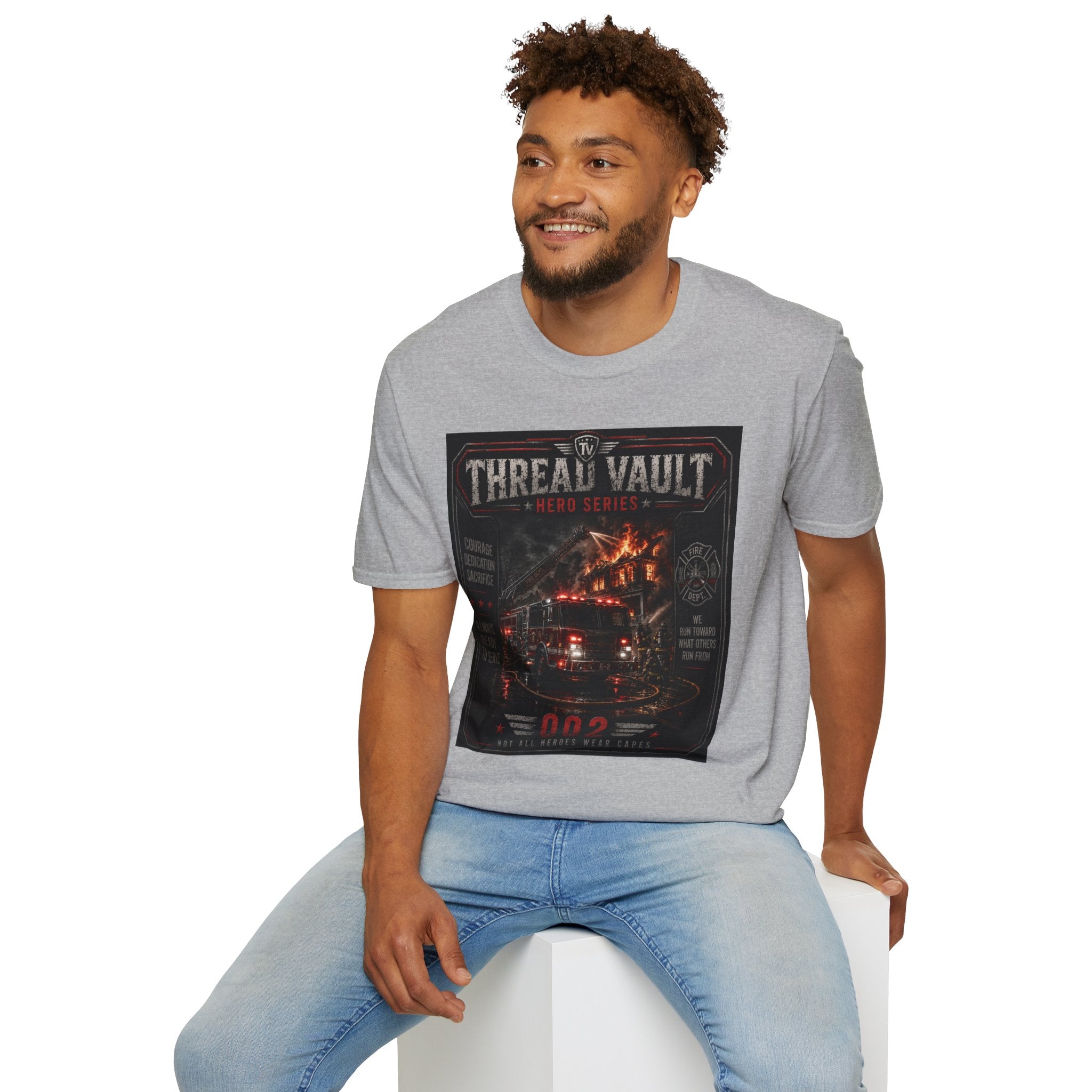Into the Flames | Hero Series | TVHR-002 | Premium Graphic Tee
