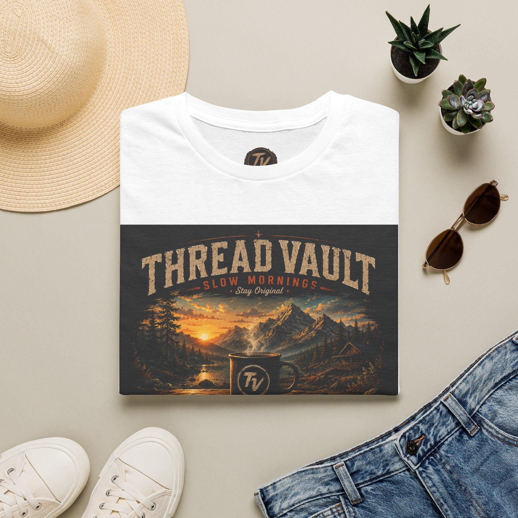 Slow Mornings | Signature Series | TVC-003 | Premium Graphic Tee
