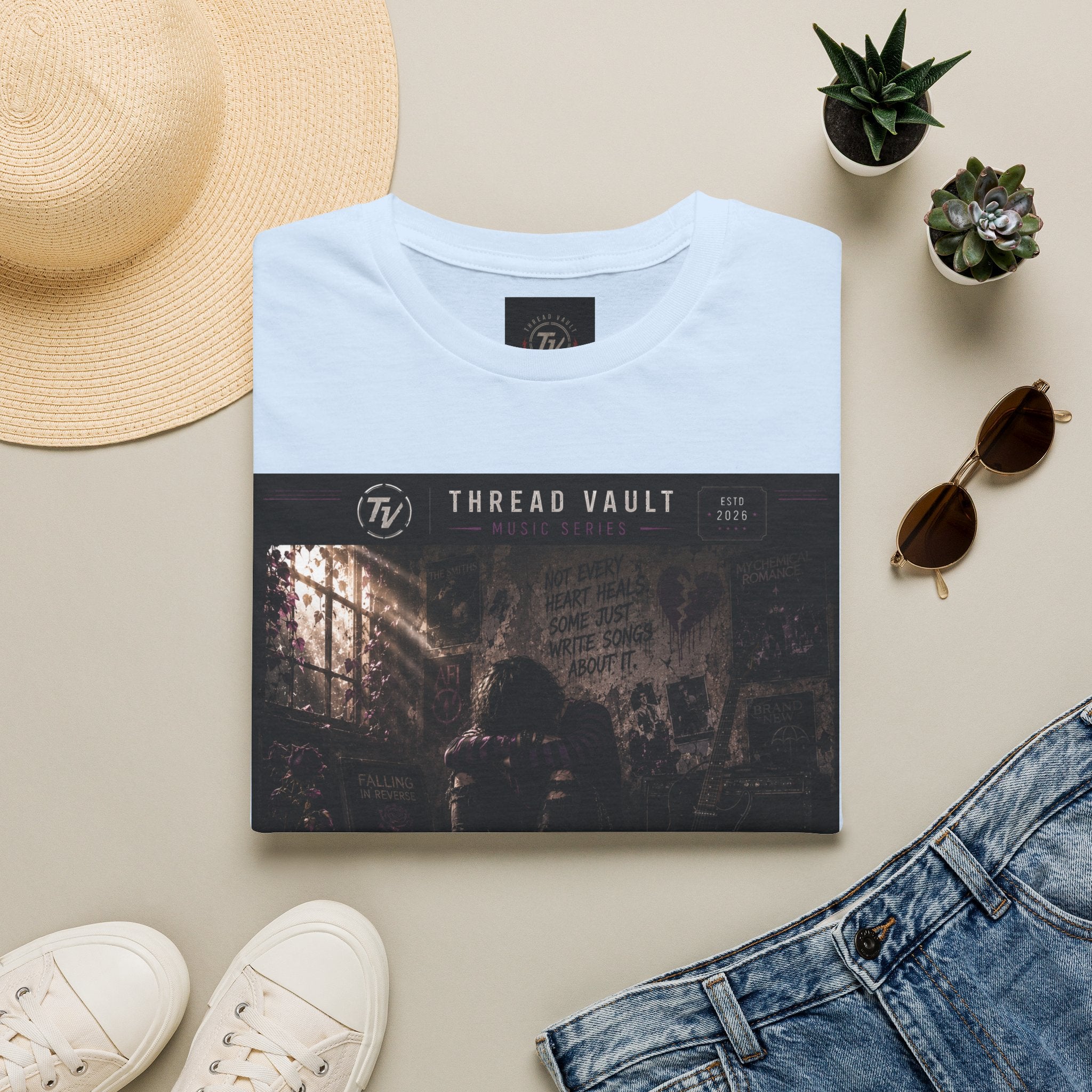 Broken Echoes | Music Series | TVM-002 | Premium Graphic Tee