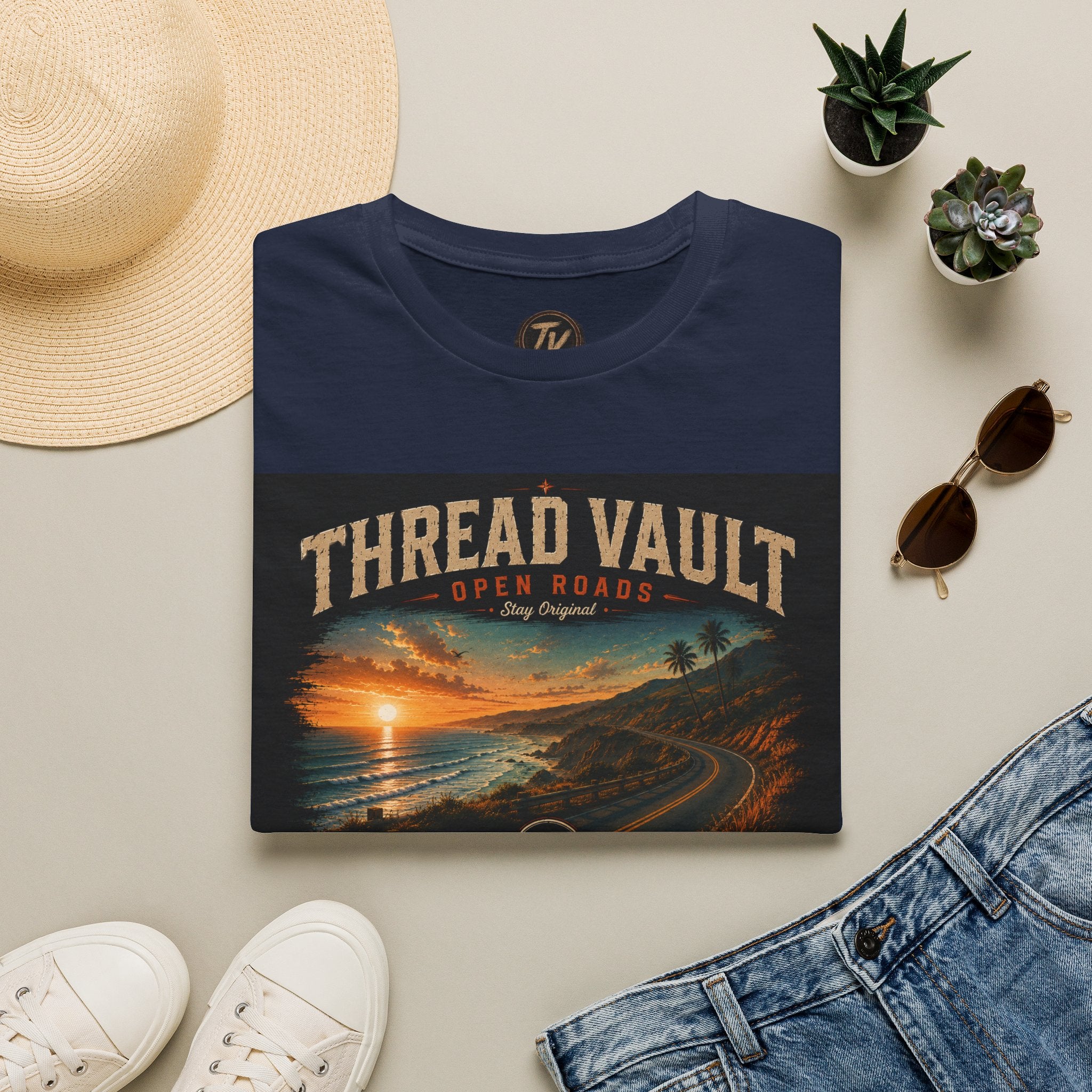 Open Roads | Signature Series | TVC-004 | Premium Graphic Tee