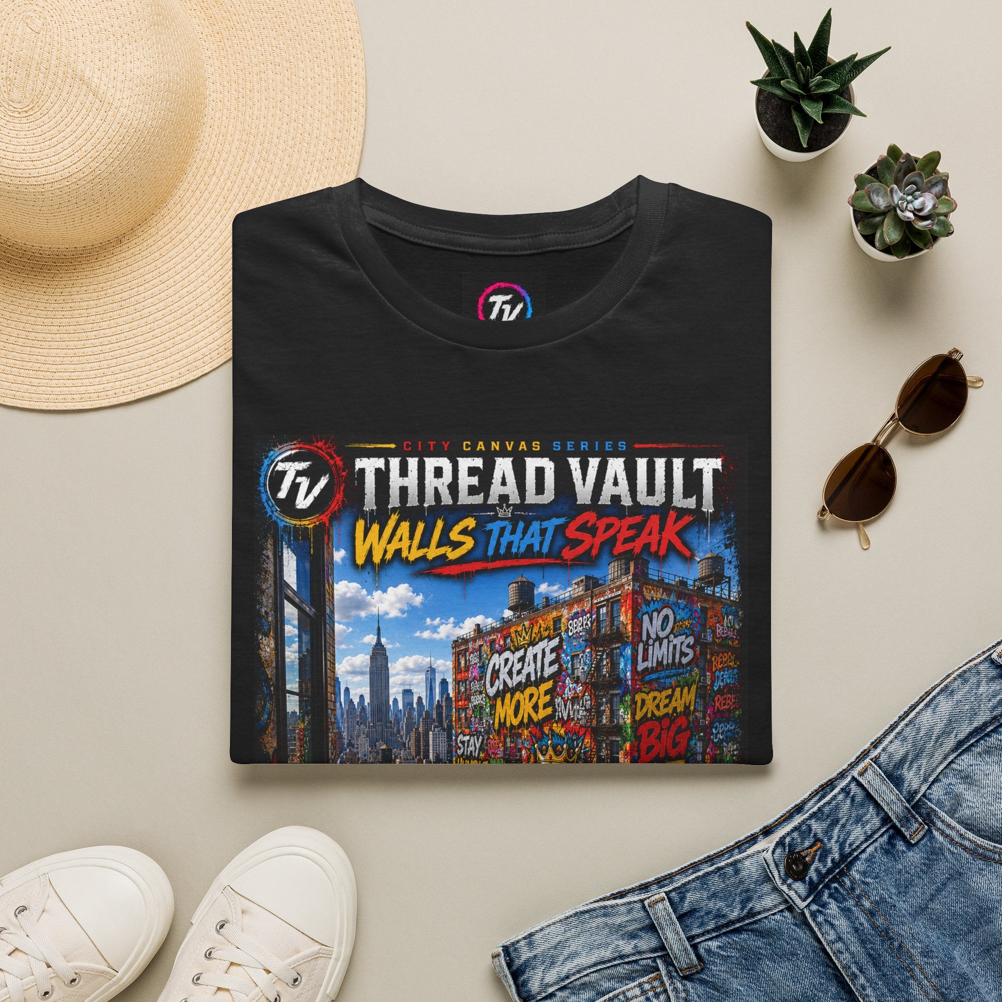 Walls That Speak | City Canvas Series | CVC-010 | Premium Graphic Tee