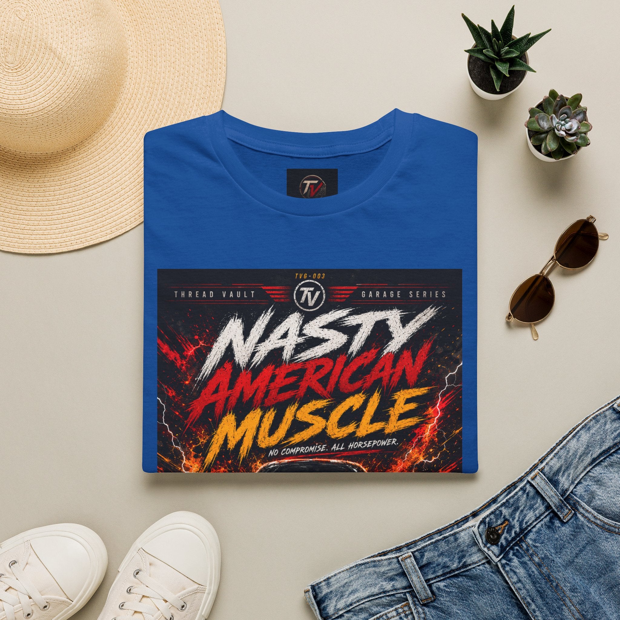 Nasty American Muscle | Garage Series TVG-003 | Premium Graphic Tee