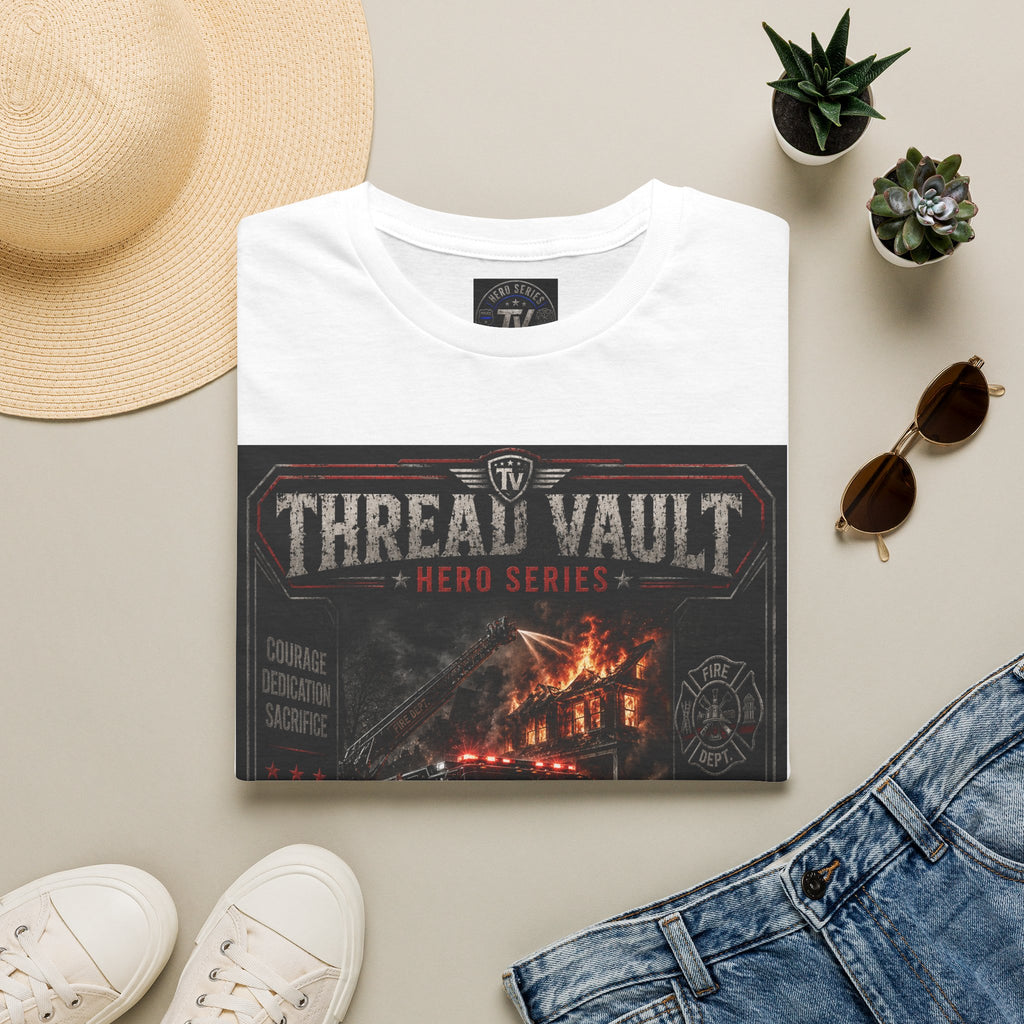 Into the Flames | Hero Series | TVHR-002 | Premium Graphic Tee