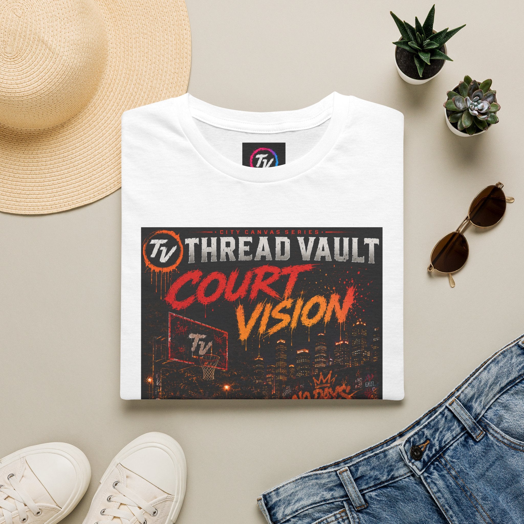Court Vision | City Canvas Series | CVC-005 | Premium Graphic Tee
