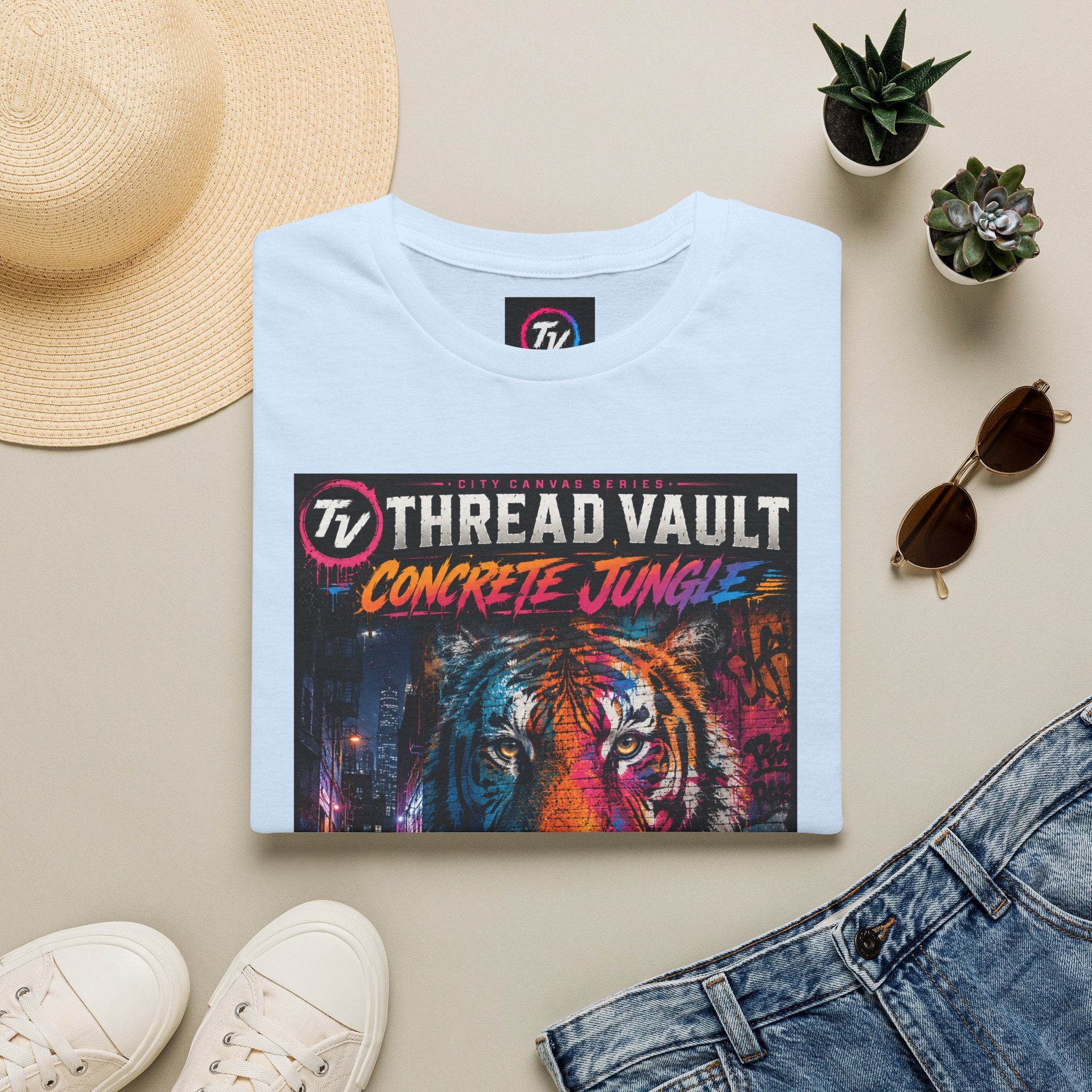 Concrete Jungle | City Canvas Series | CVC-001 | Premium Graphic Tee