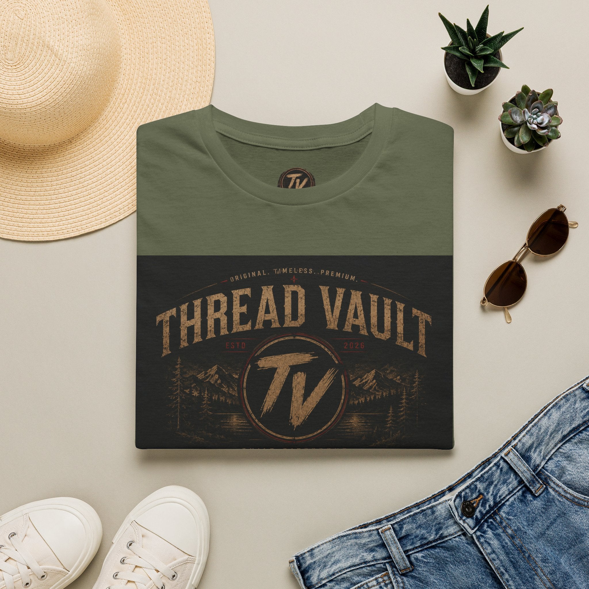 Built Different | Signature Series | TVC-001 | Premium Graphic Tee