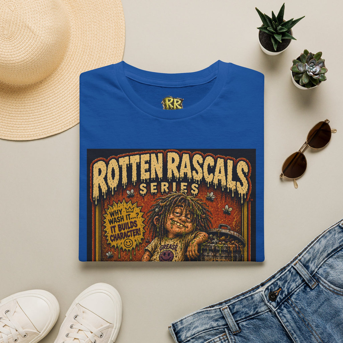 Greasy Greg | Rotten Rascals Series | RR-003 | Premium Graphic Tee