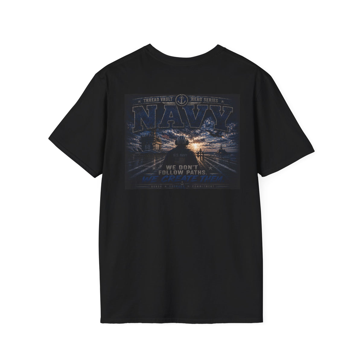 NAVY / HERO SERIES / TVH-005 / PREMIUM GRAPHIC TEE