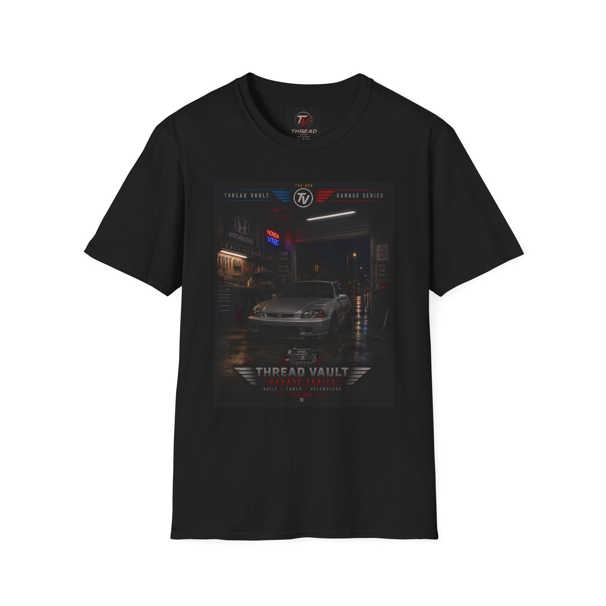 True Racers Come Out at Night | Garage Series | TVG-006 | Premium Graphic Tee