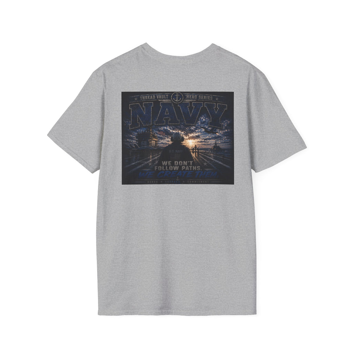 NAVY / HERO SERIES / TVH-005 / PREMIUM GRAPHIC TEE