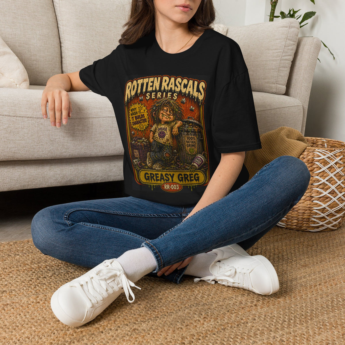 Greasy Greg | Rotten Rascals Series | RR-003 | Premium Graphic Tee