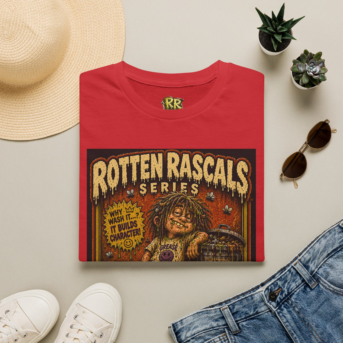 Greasy Greg | Rotten Rascals Series | RR-003 | Premium Graphic Tee