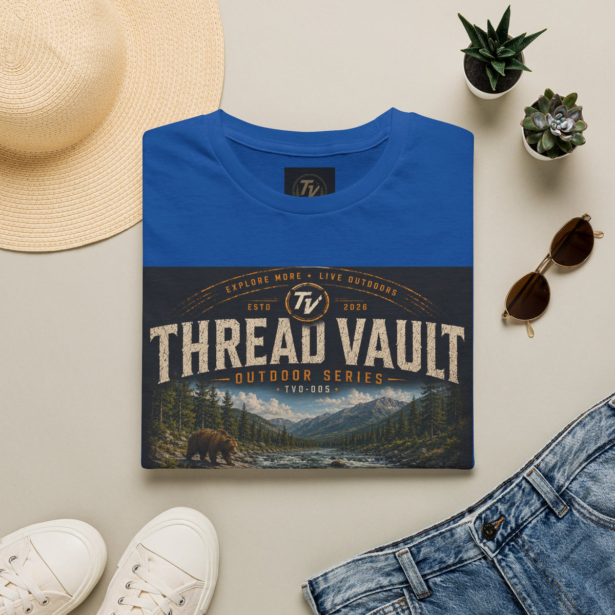 River Rapids | Outdoor Series | TVO-005 | Premium Graphic Tee