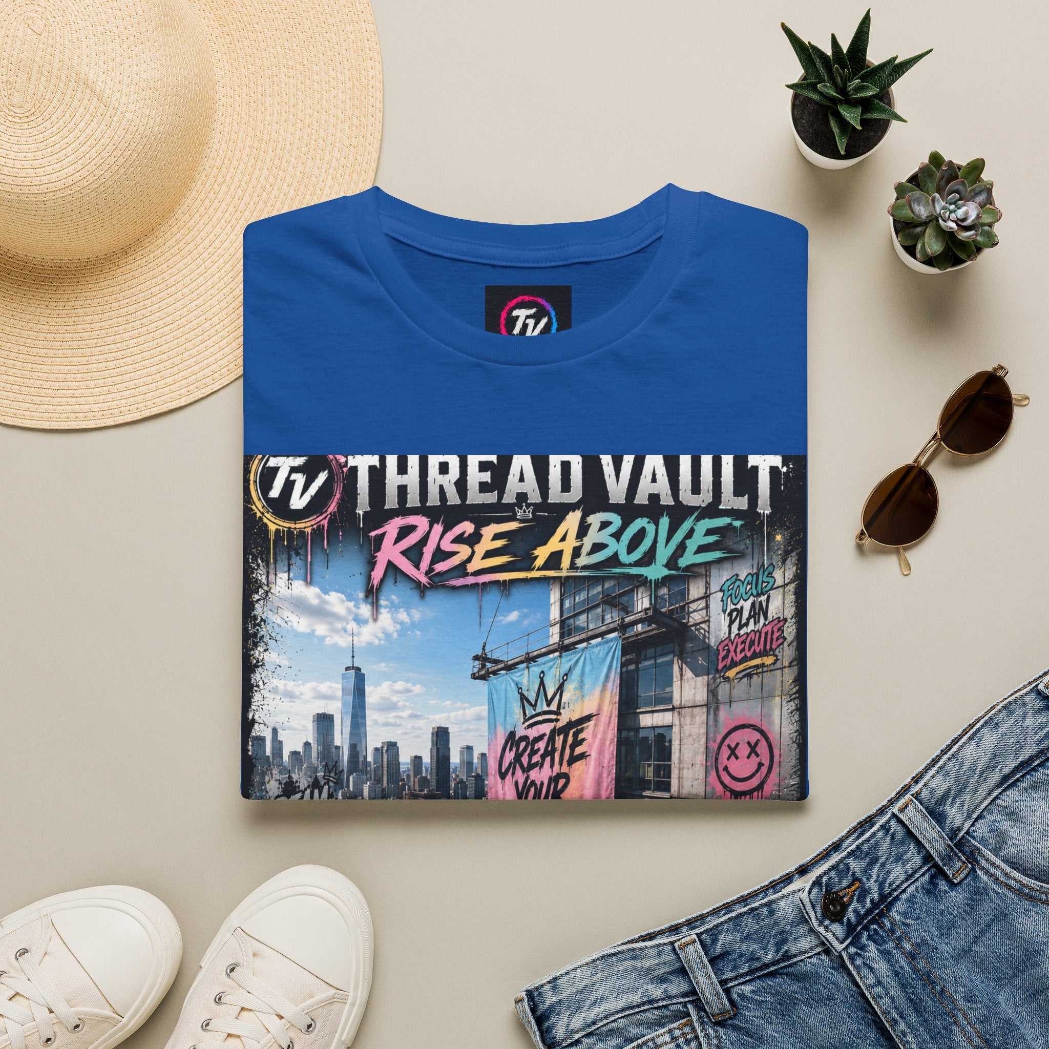 Rise Above | City Canvas Series | CVC-008 | Premium Graphic Tee