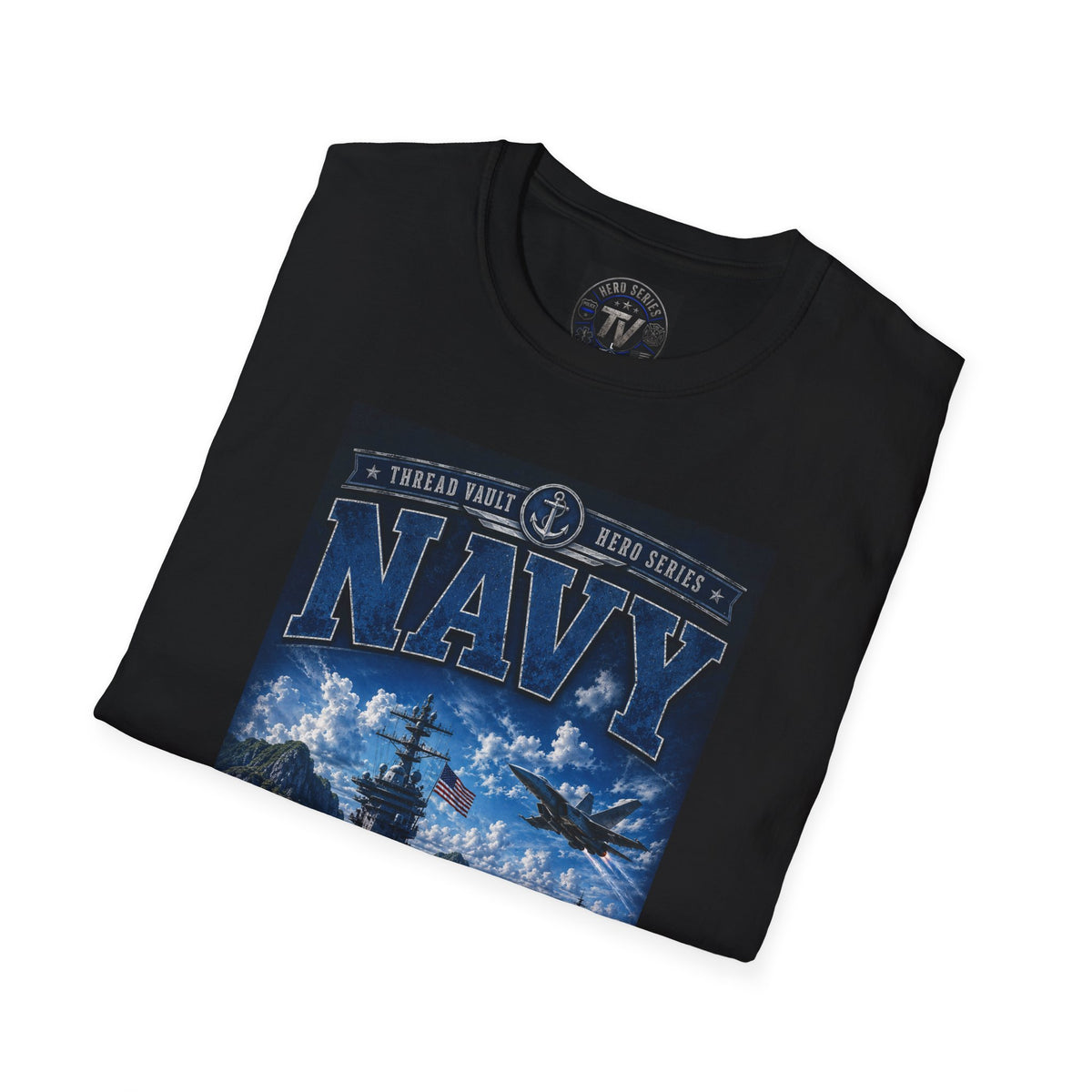 NAVY / HERO SERIES / TVH-005 / PREMIUM GRAPHIC TEE