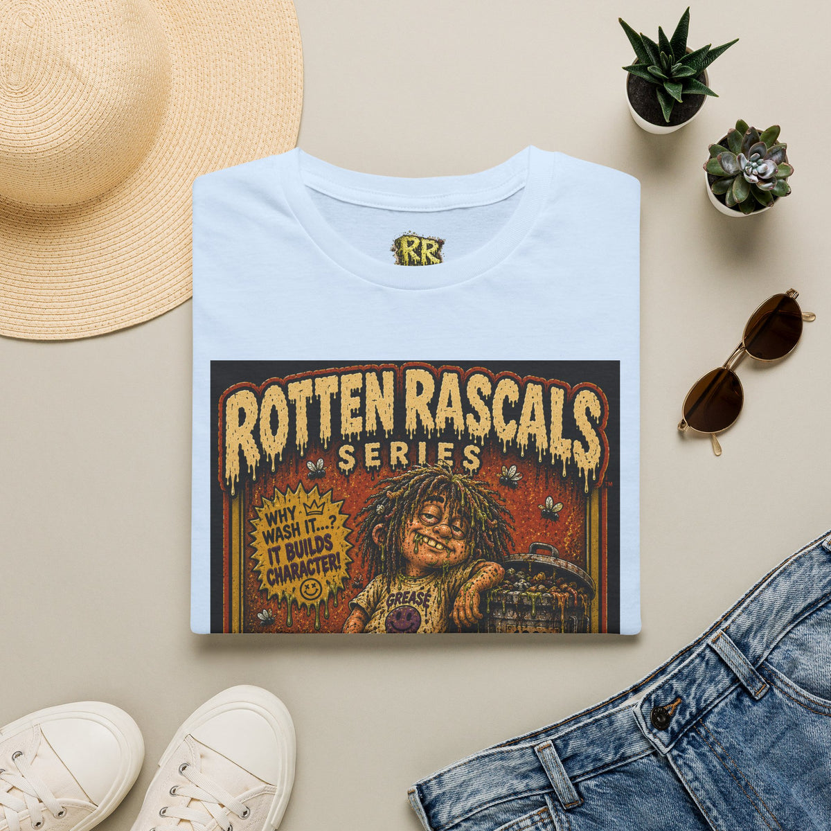 Greasy Greg | Rotten Rascals Series | RR-003 | Premium Graphic Tee