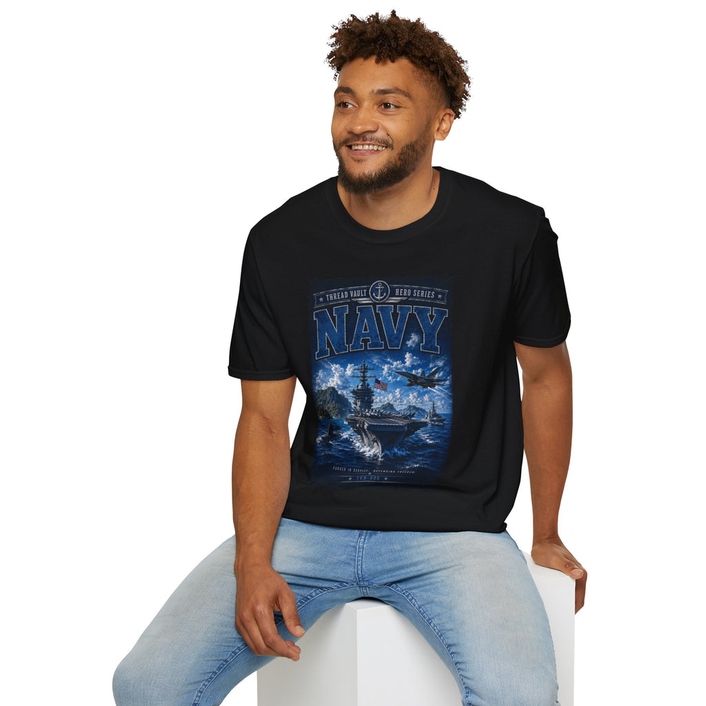 NAVY / HERO SERIES / TVH-005 / PREMIUM GRAPHIC TEE